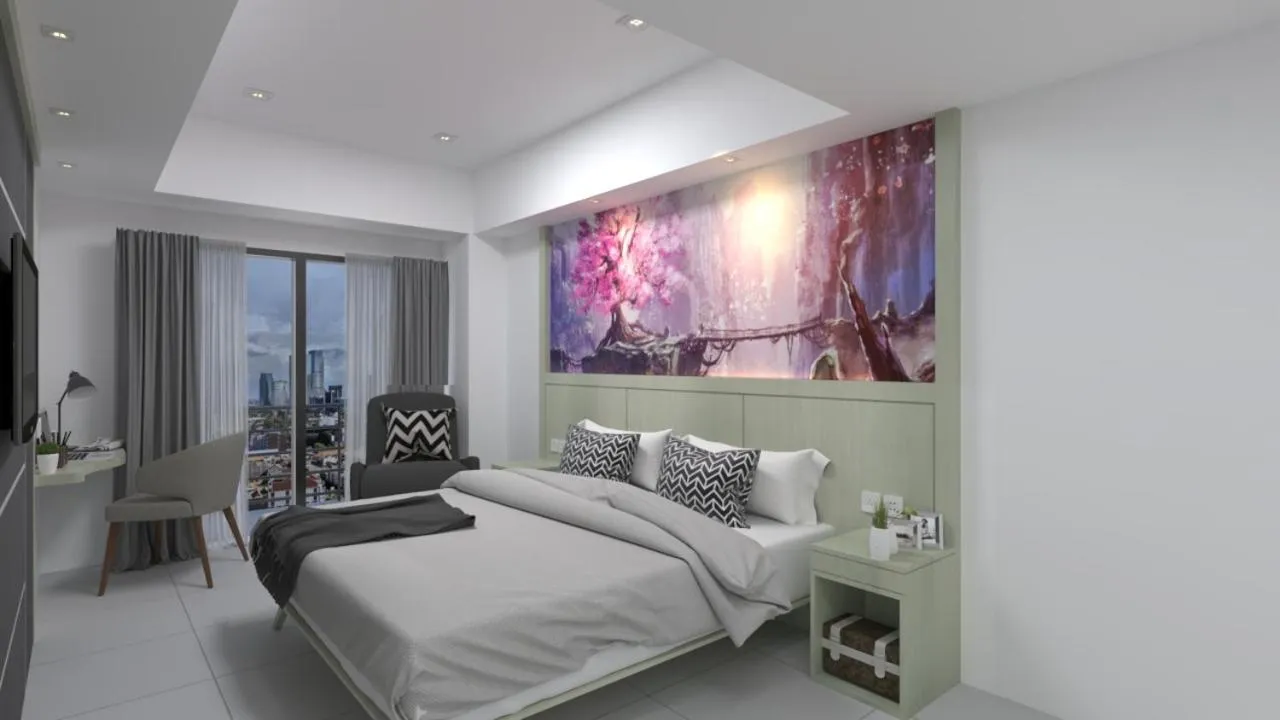 Bed in Nemuru Grand Suites