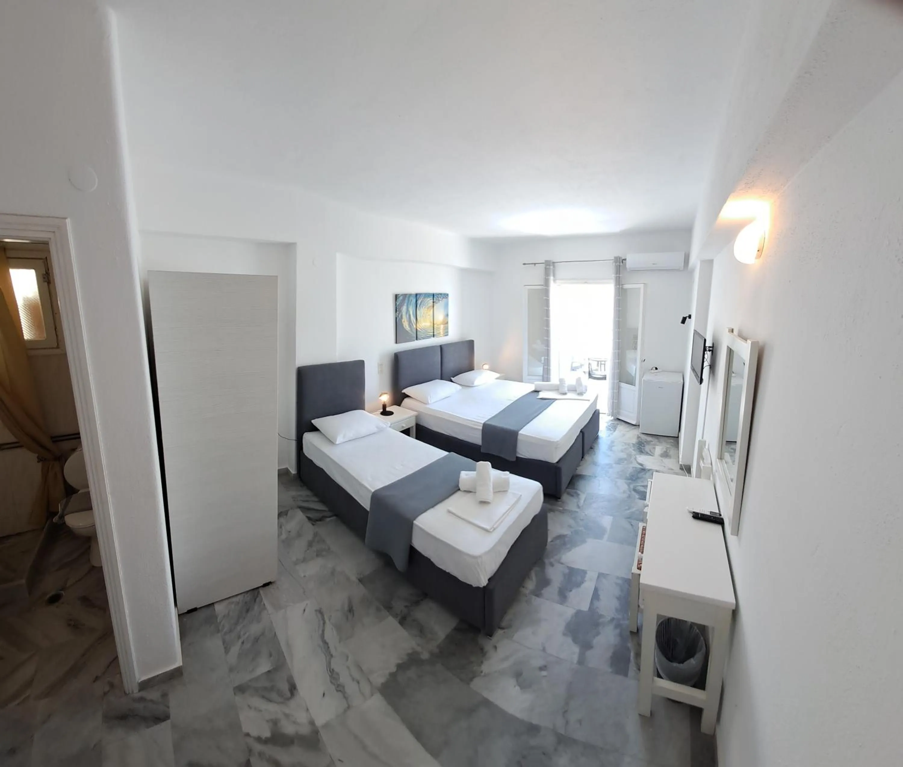 Bed in Oceanis Resort