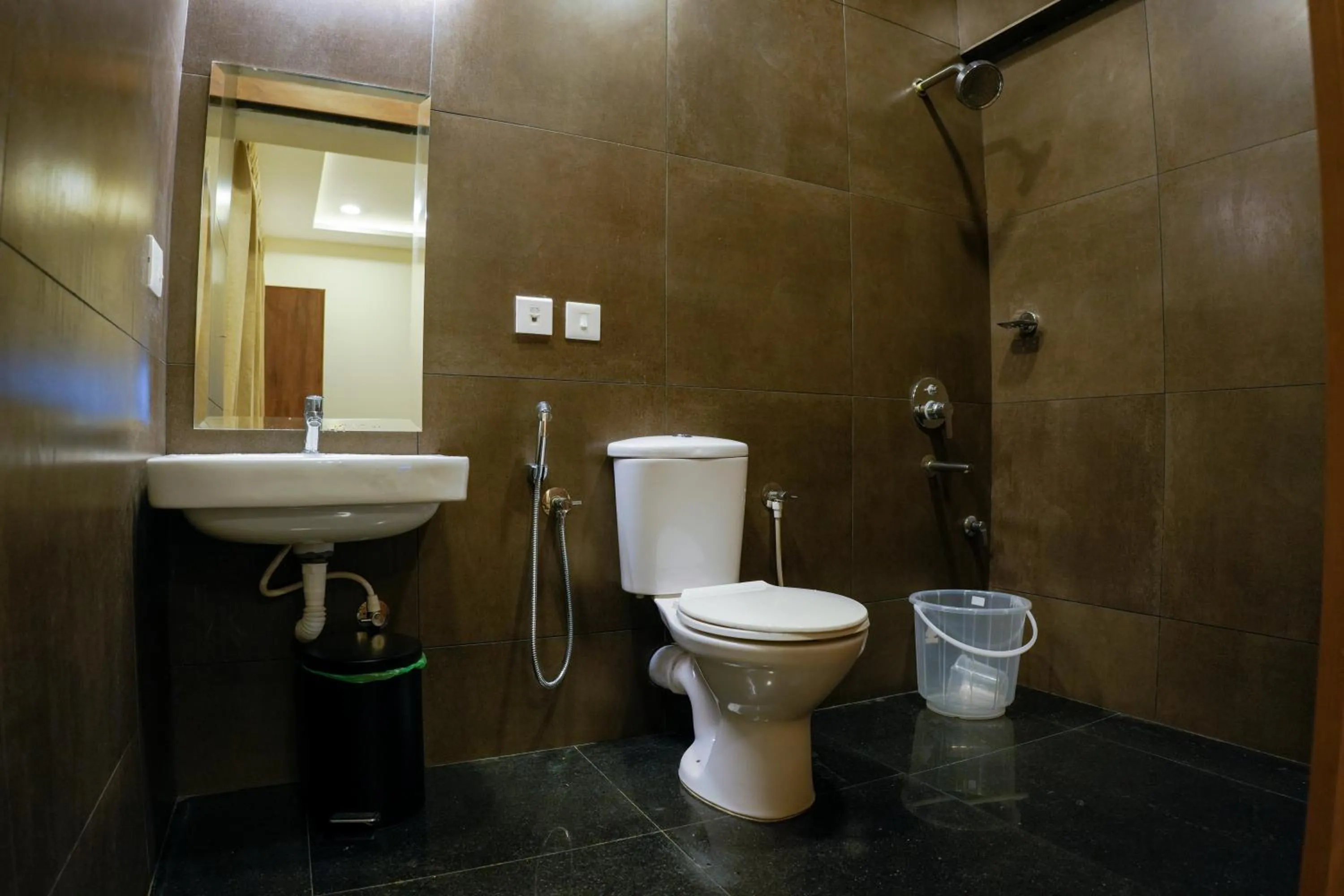 Shower in Hotel Kairali