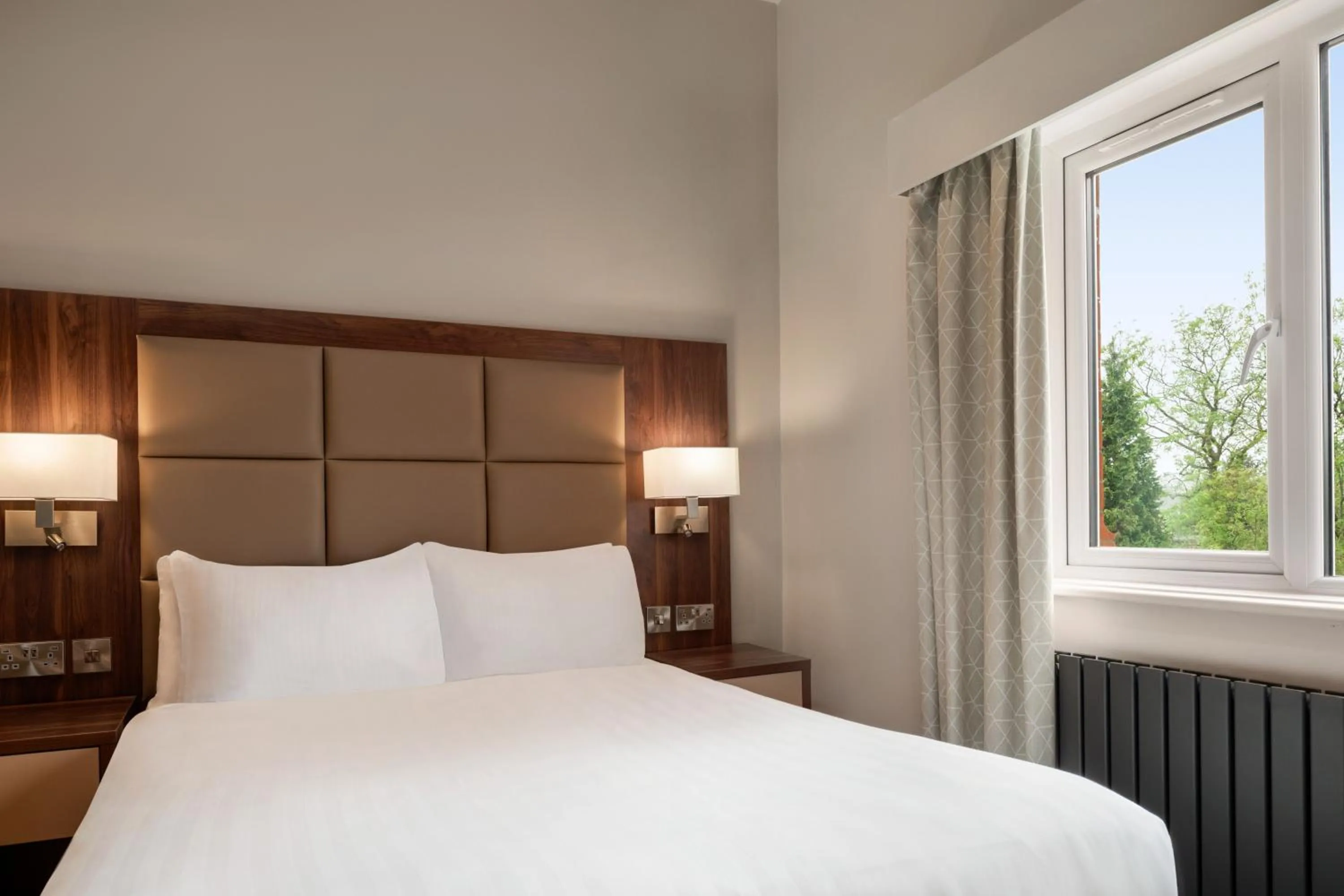 Bedroom, Bed in Trafford Hall Hotel Manchester, Trademark Collection by Wyndham