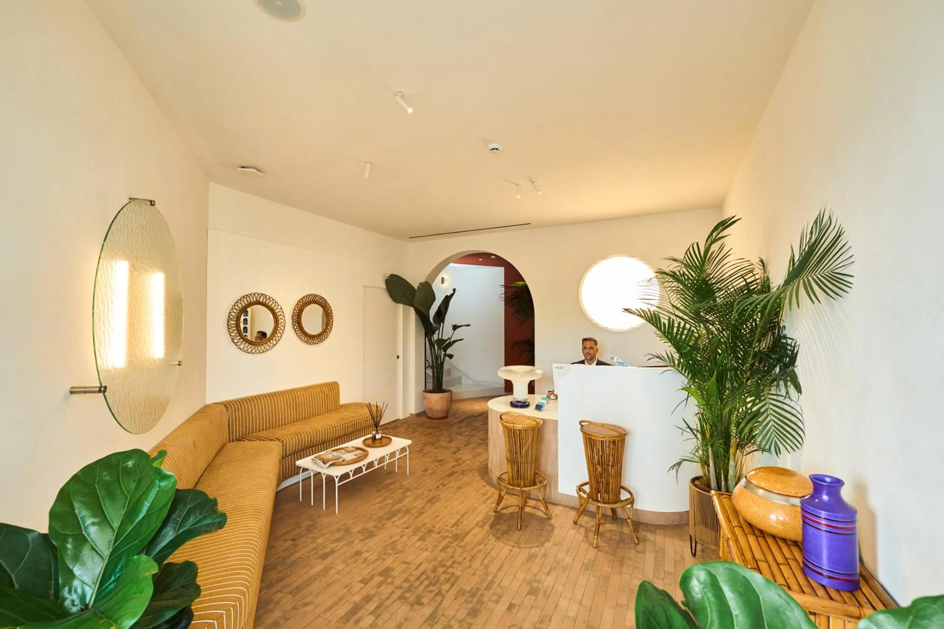 Lobby or reception in CALEA Boutique Hotel