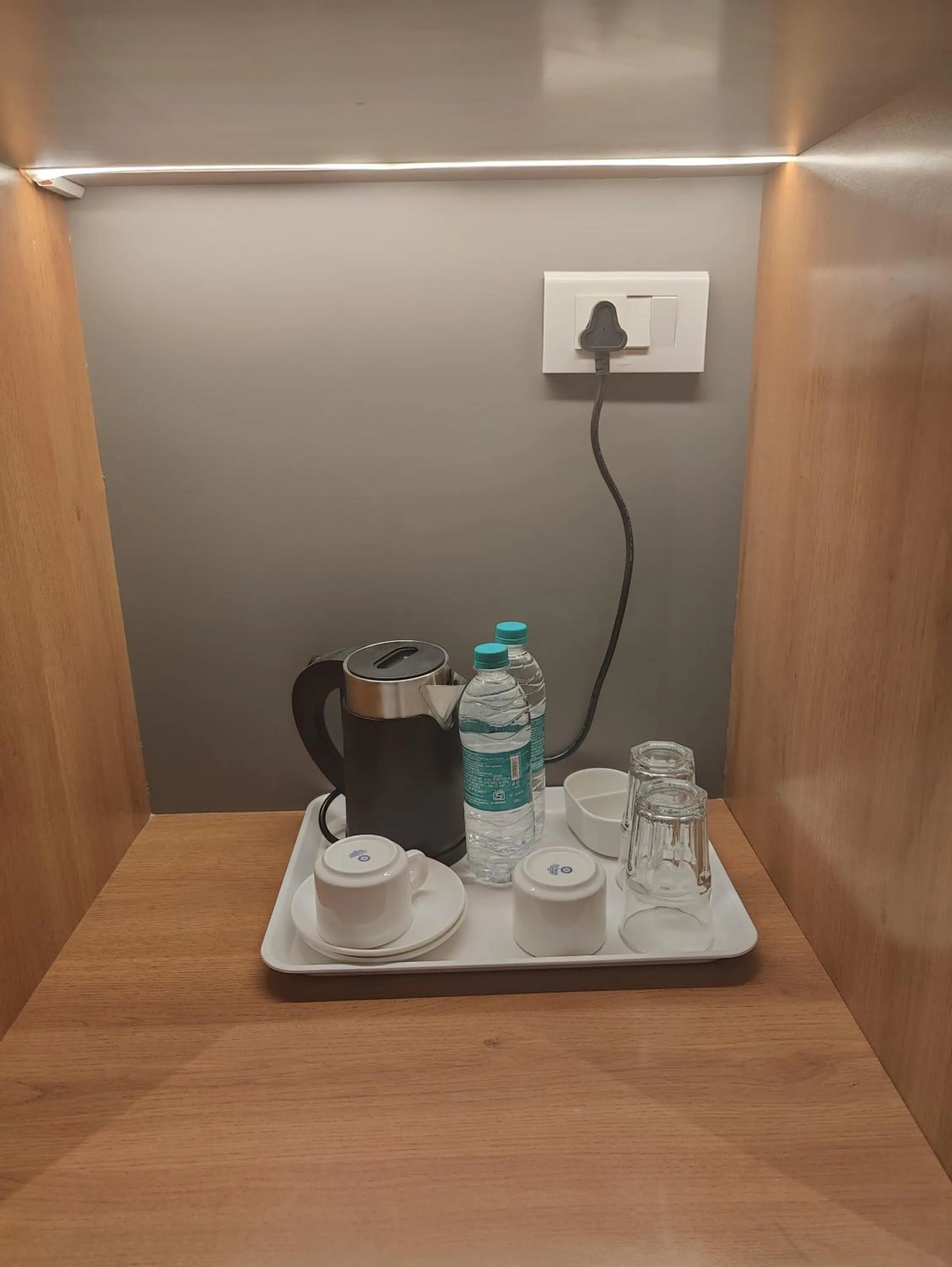 Coffee/tea facilities in Hotel La Premier