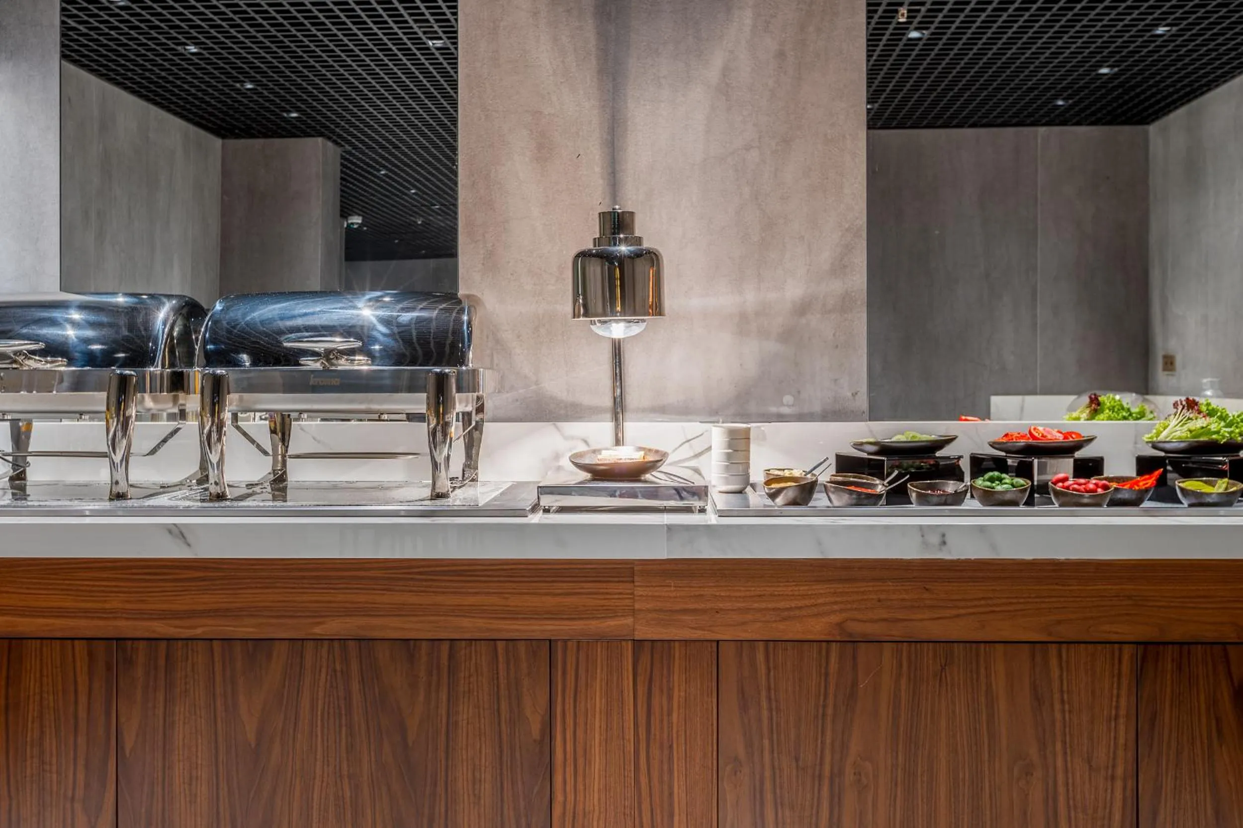 Buffet breakfast in Piazza Epigraph