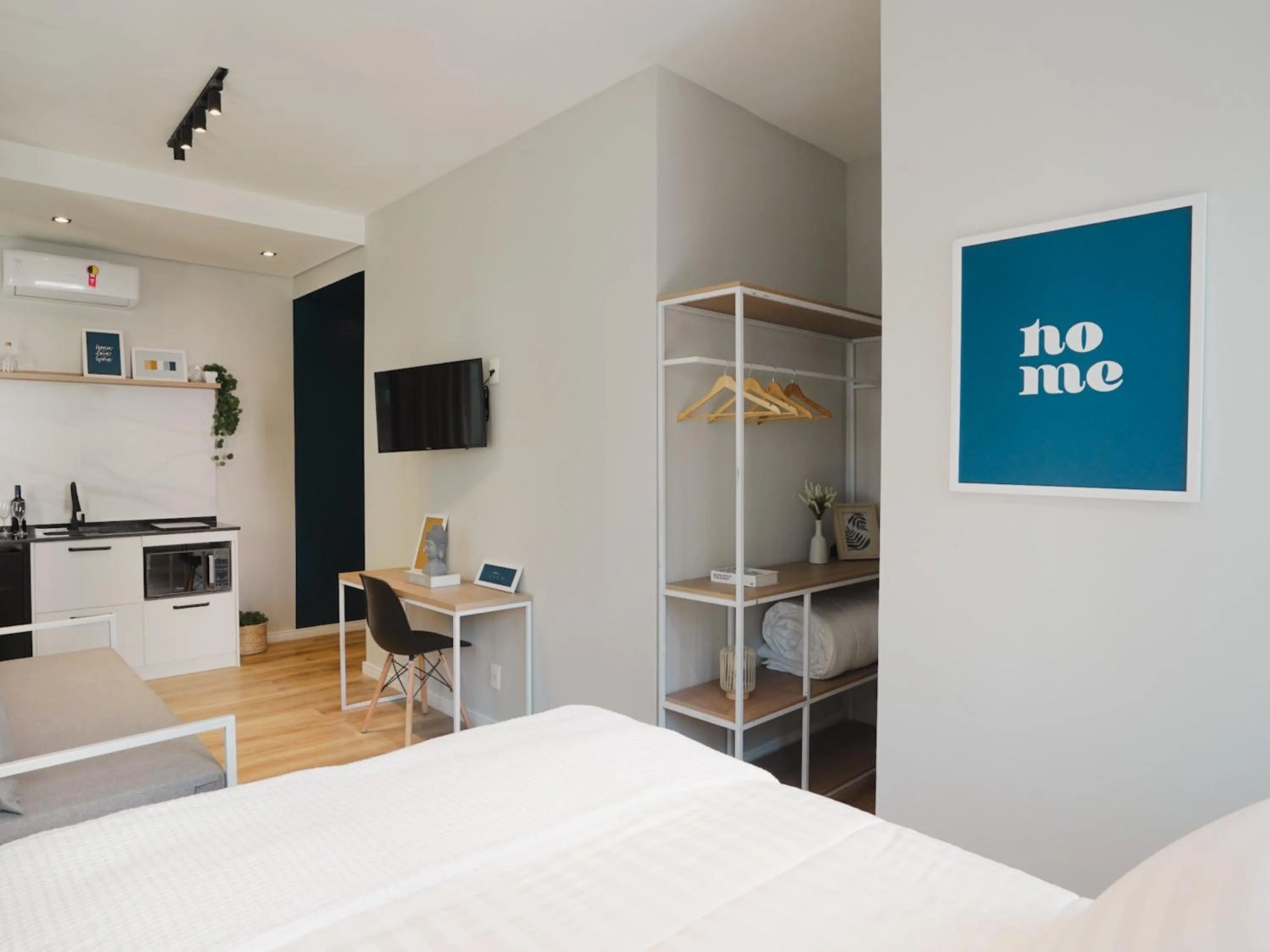 Bed in Apê Av Paulista Haddock Lobo