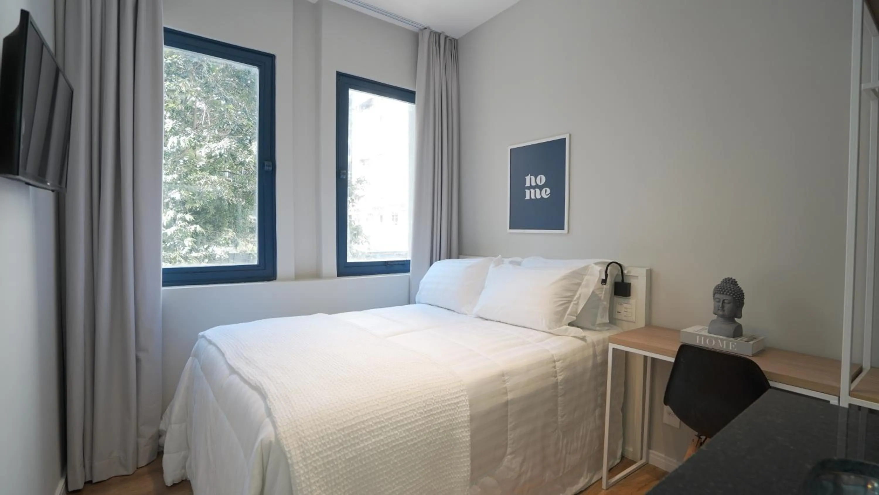 Bed in Apê Av Paulista Haddock Lobo