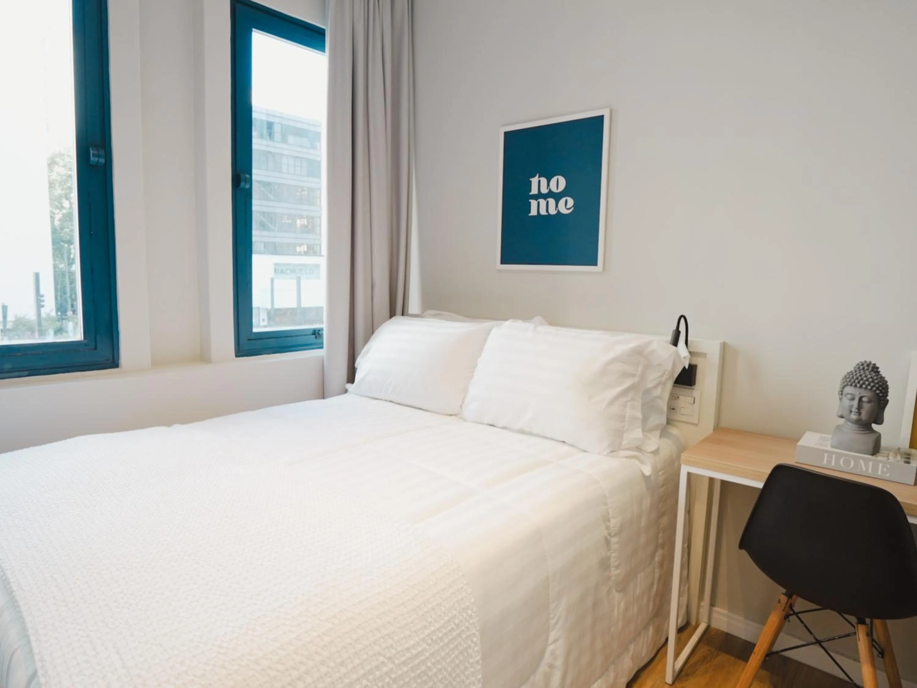 Bed in Apê Av Paulista Haddock Lobo