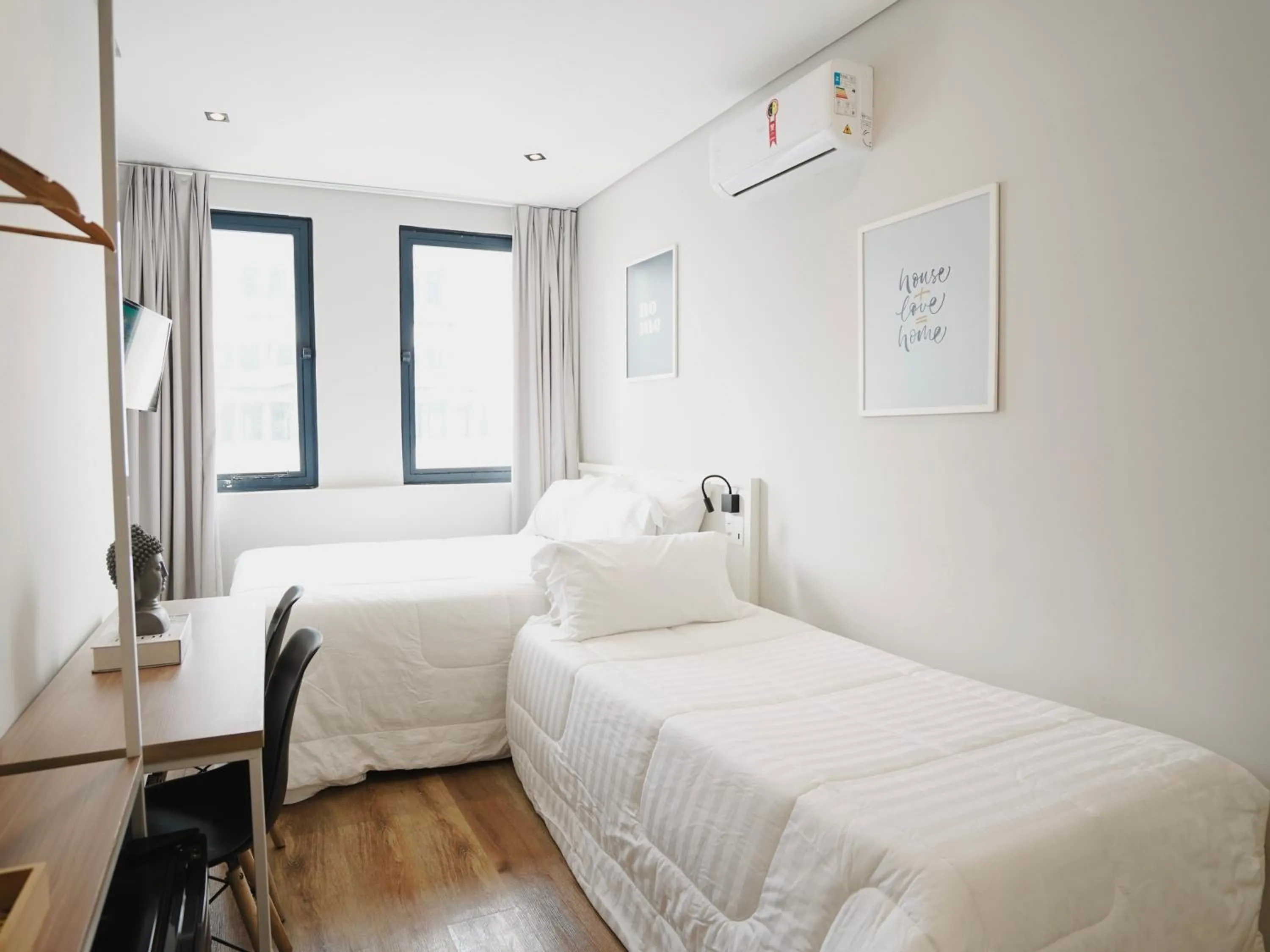 Bed in Apê Av Paulista Haddock Lobo