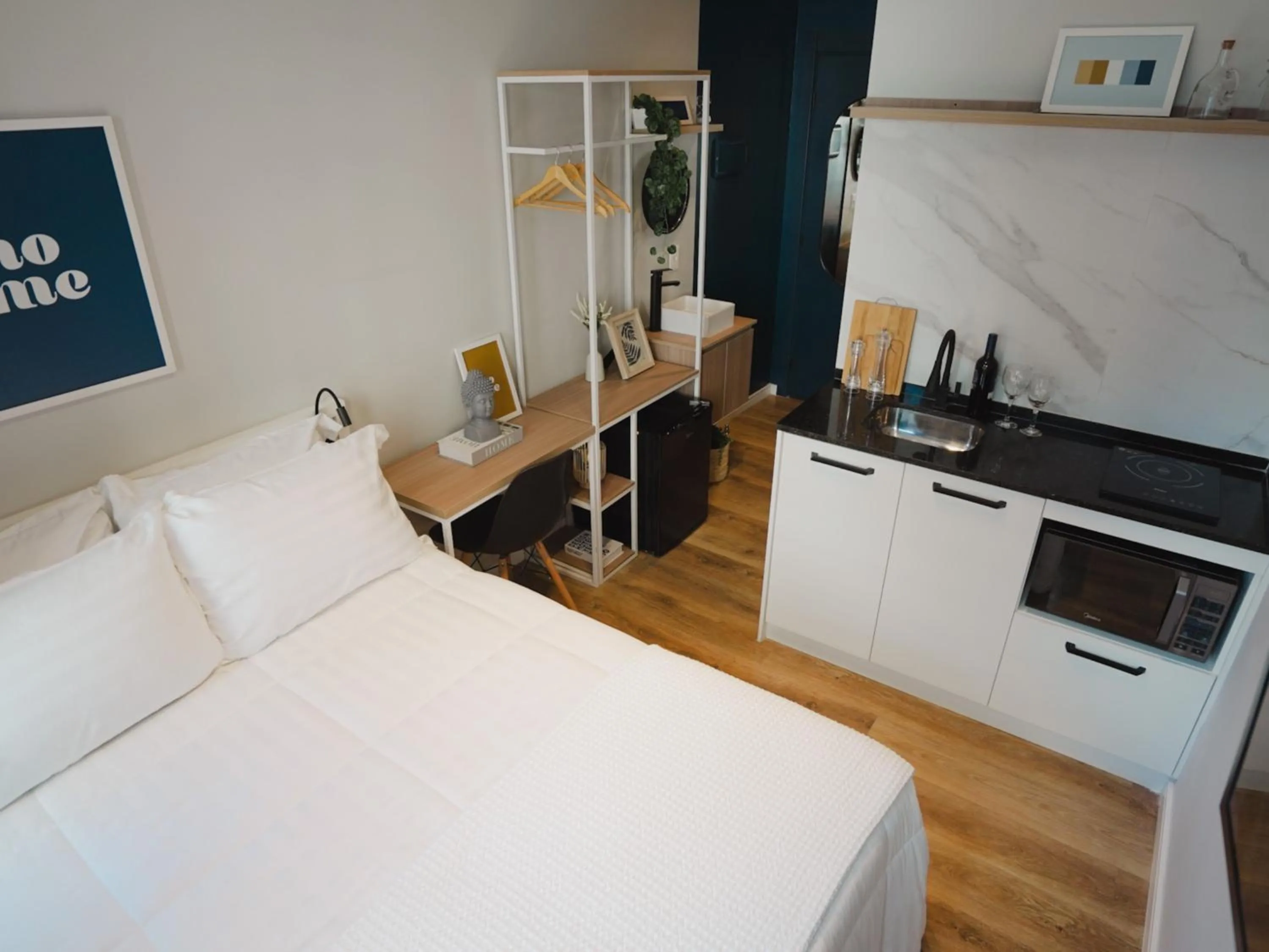 Bed in Apê Av Paulista Haddock Lobo