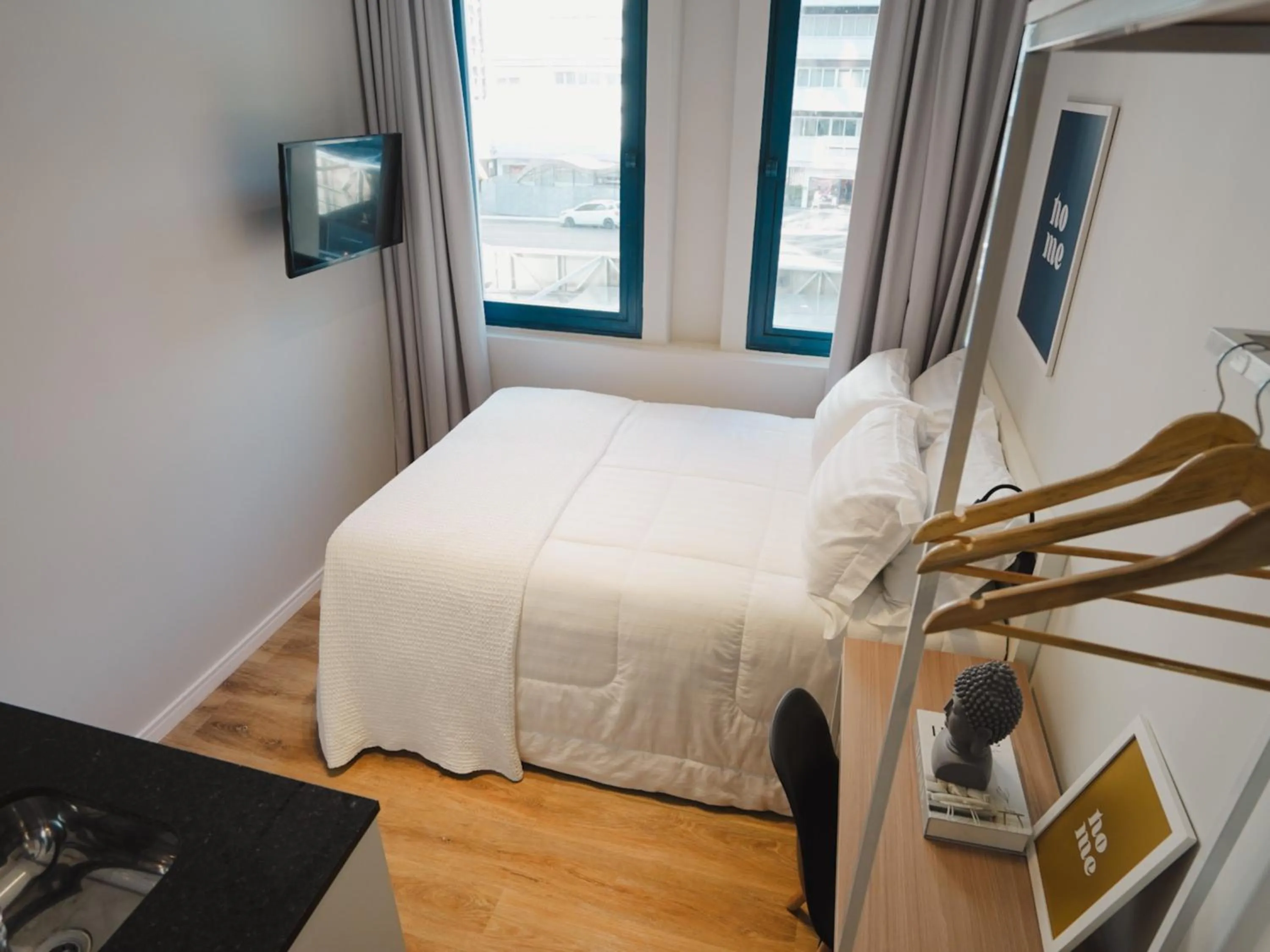 Bed in Apê Av Paulista Haddock Lobo