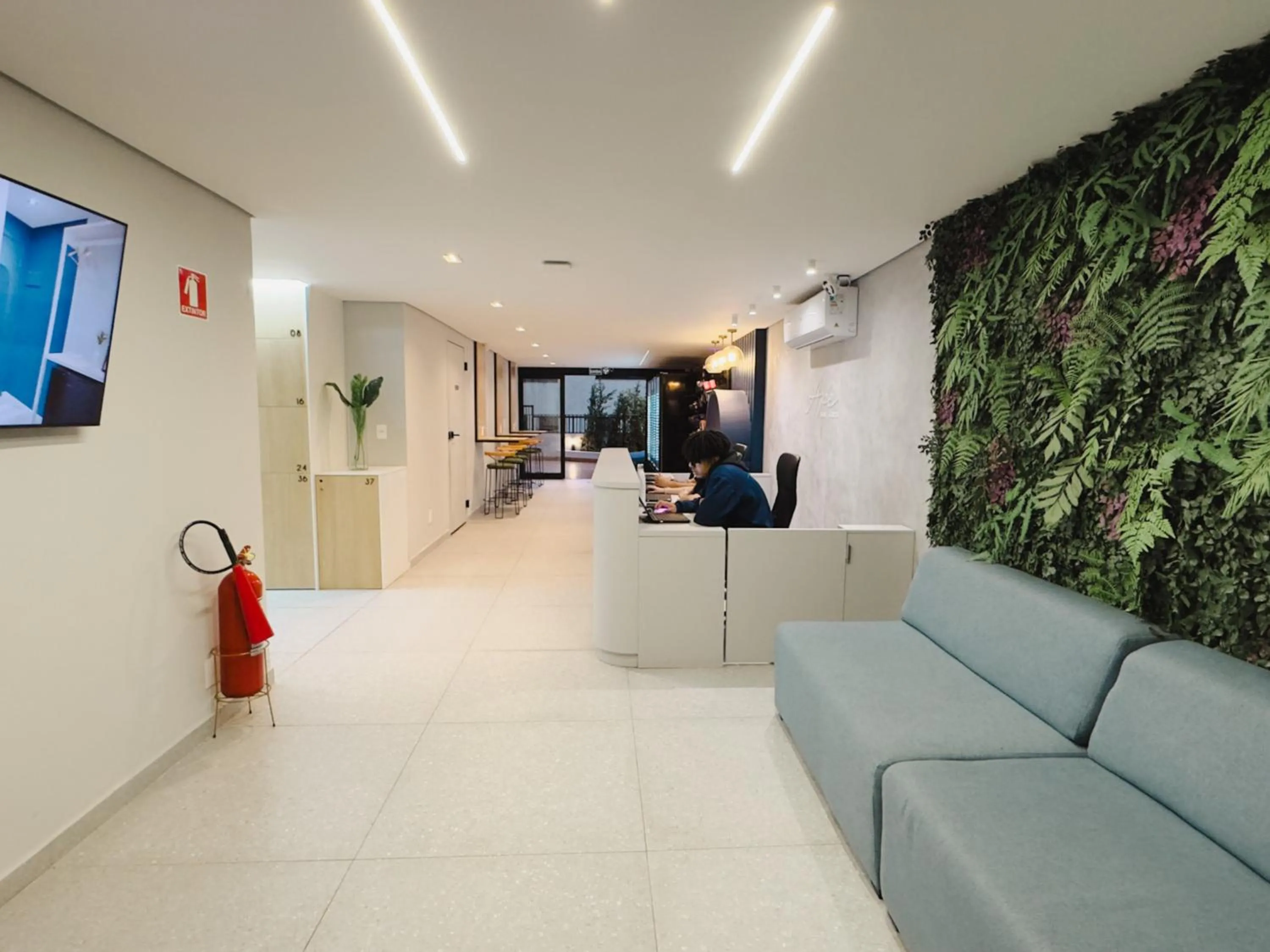 Lobby or reception in Apê Av Paulista Haddock Lobo