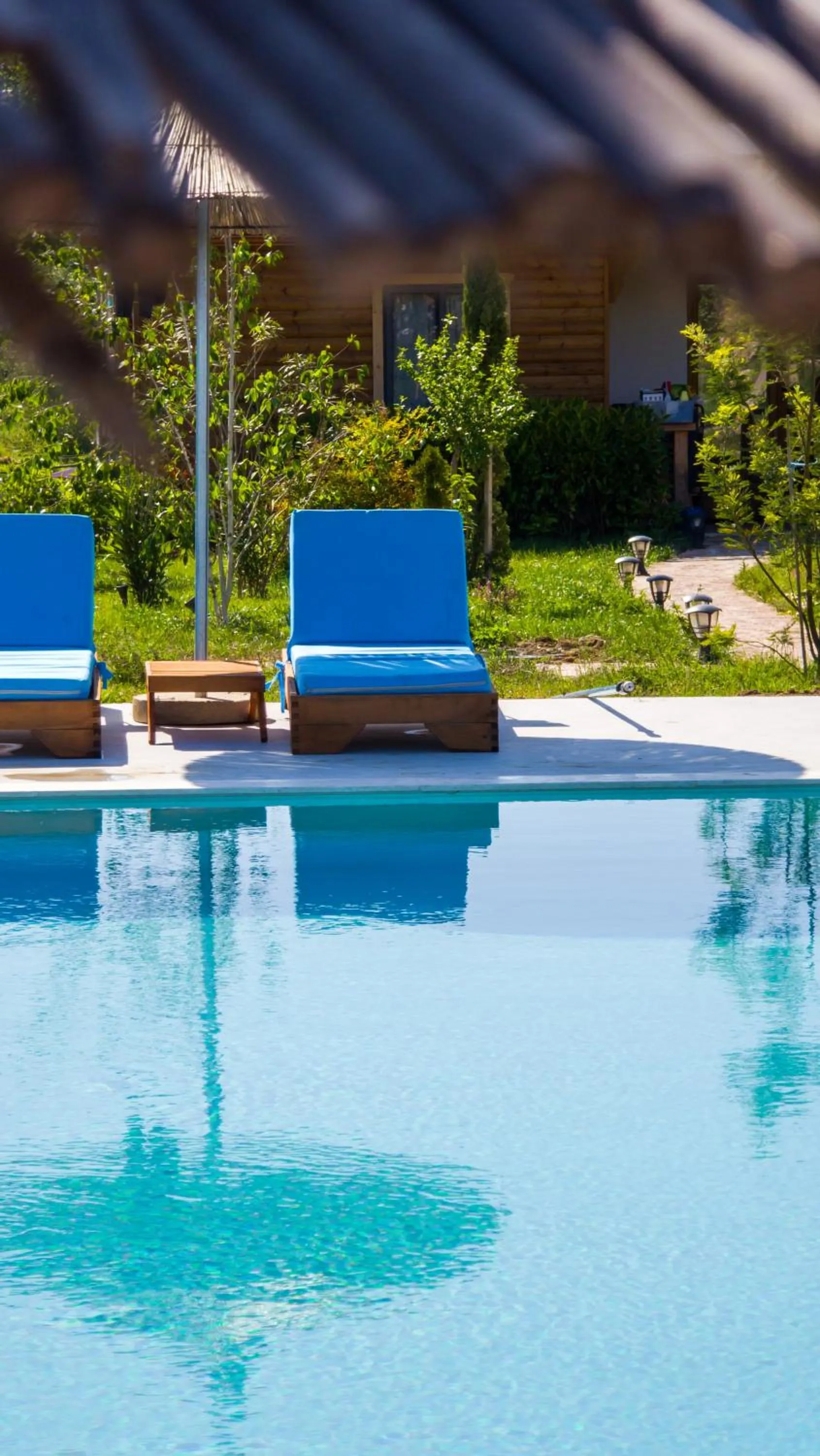 Pool view in Mesopotam Agrotourism Resort