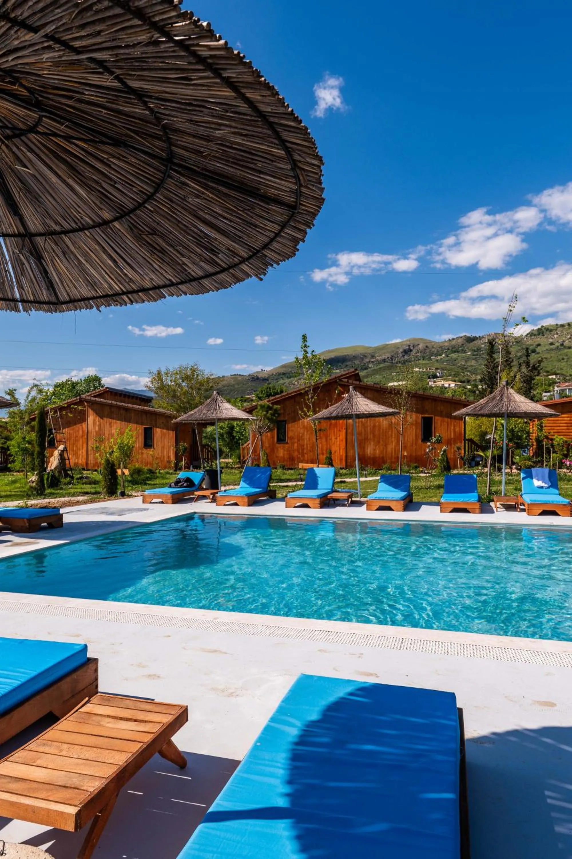 Pool view in Mesopotam Agrotourism Resort