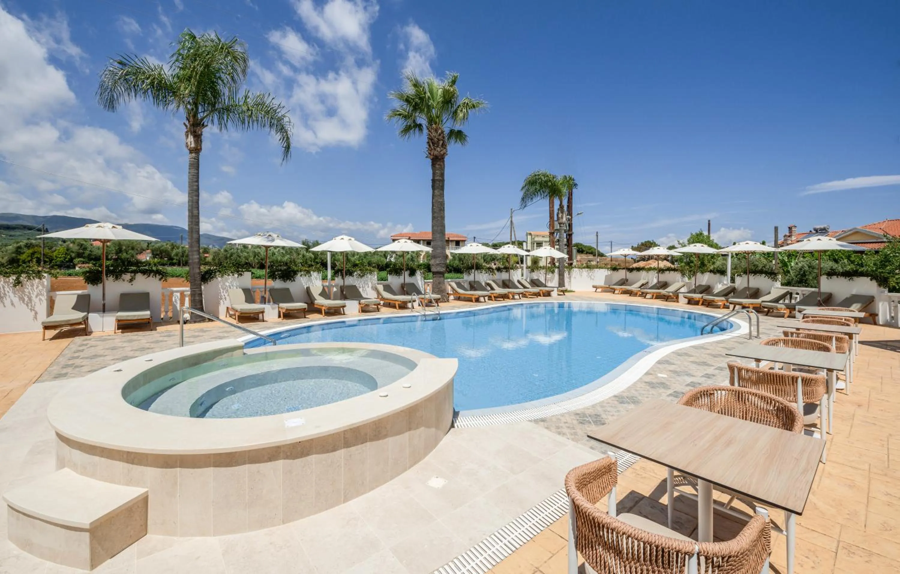 Pool view in Arkadia Hotel
