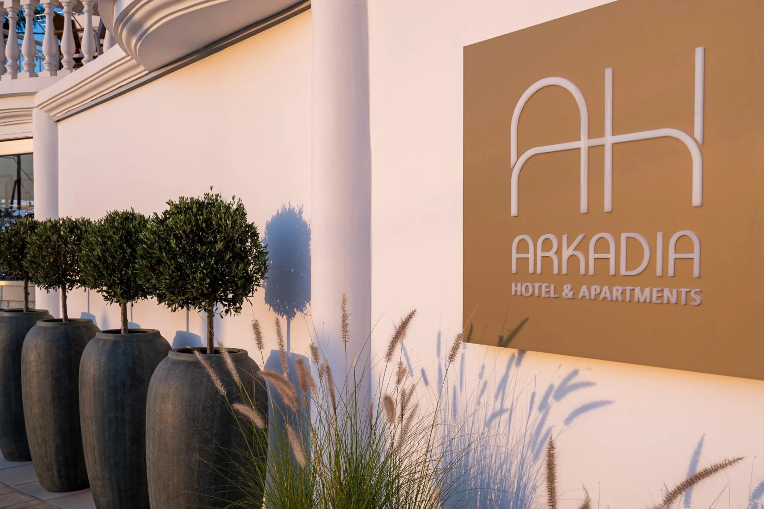 Property logo or sign in Arkadia Hotel