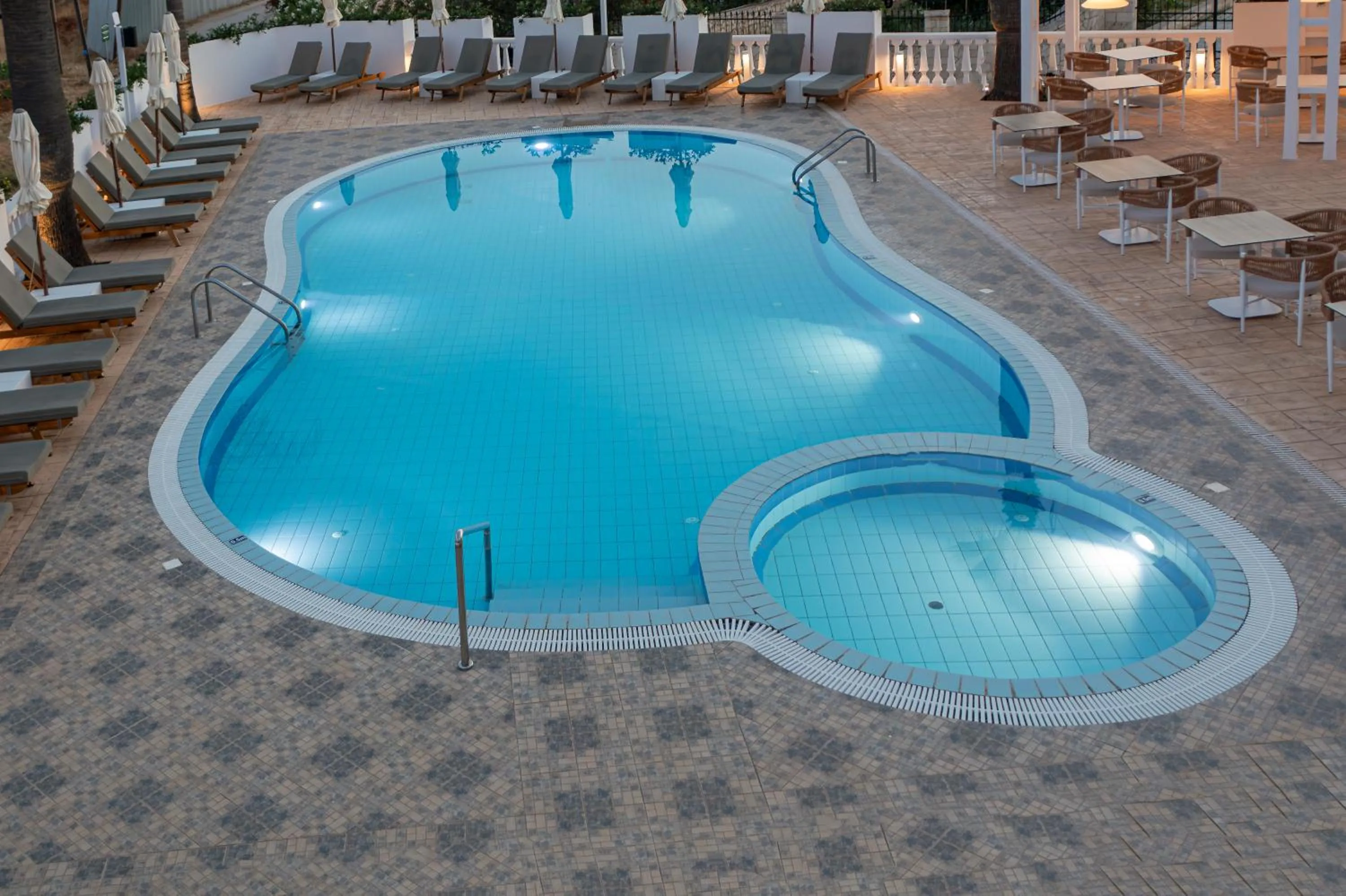 Pool view in Arkadia Hotel