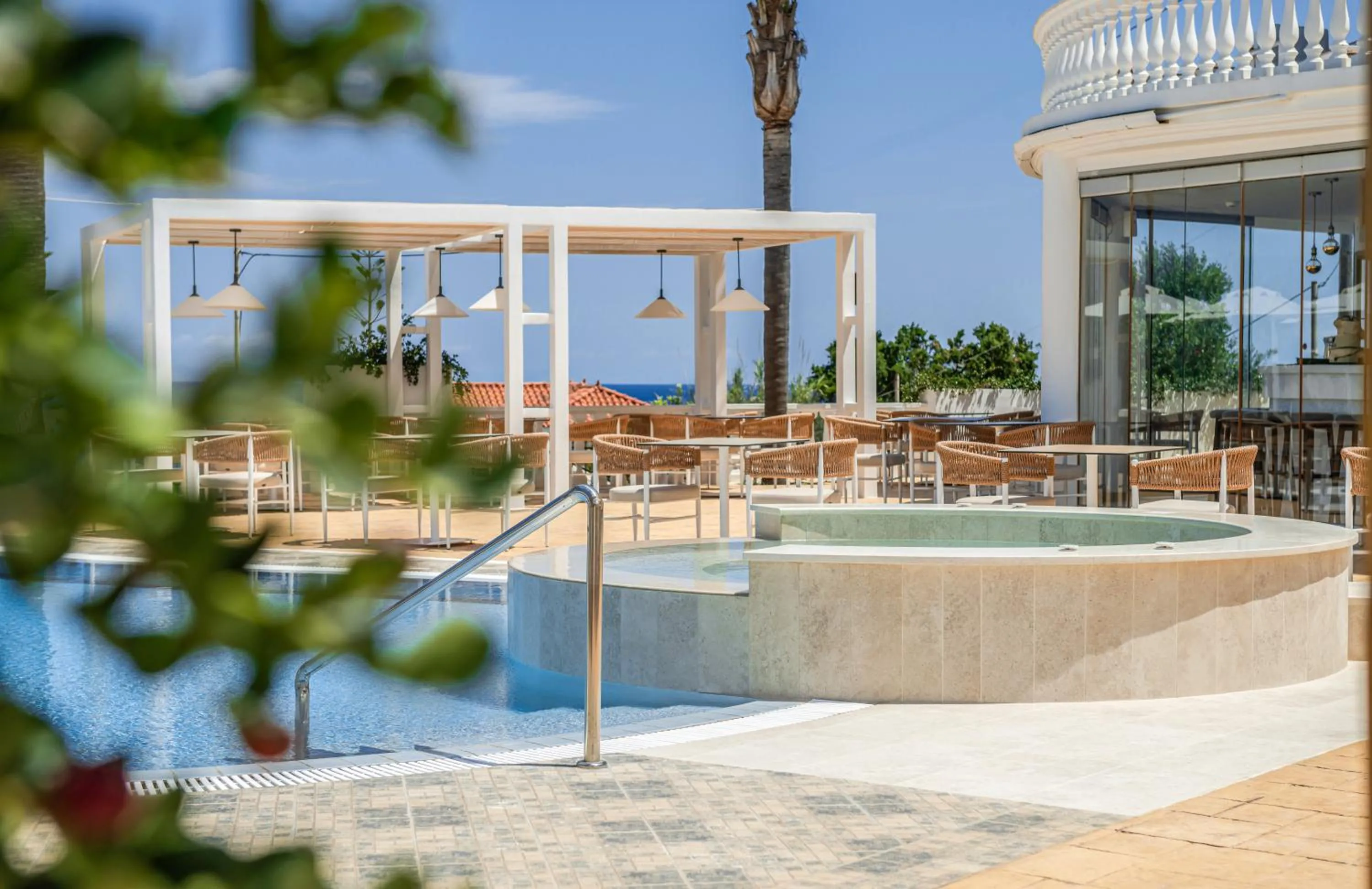 Patio in Arkadia Hotel