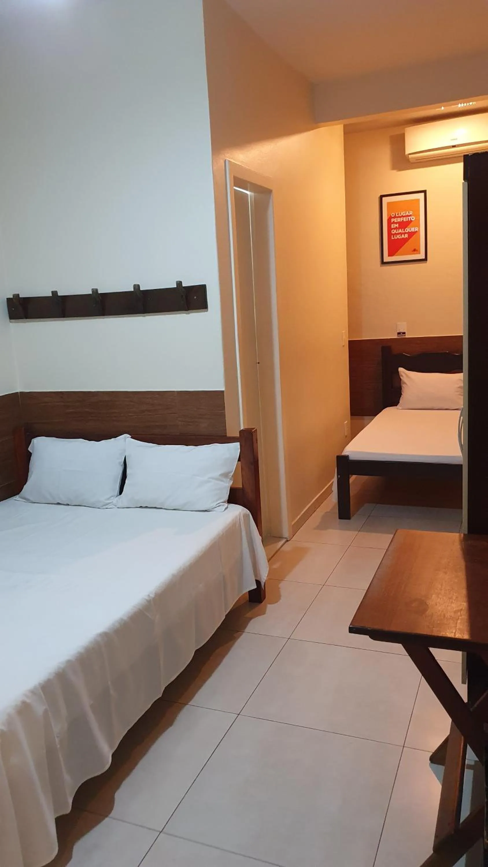 Bed in Hotel Muriaé
