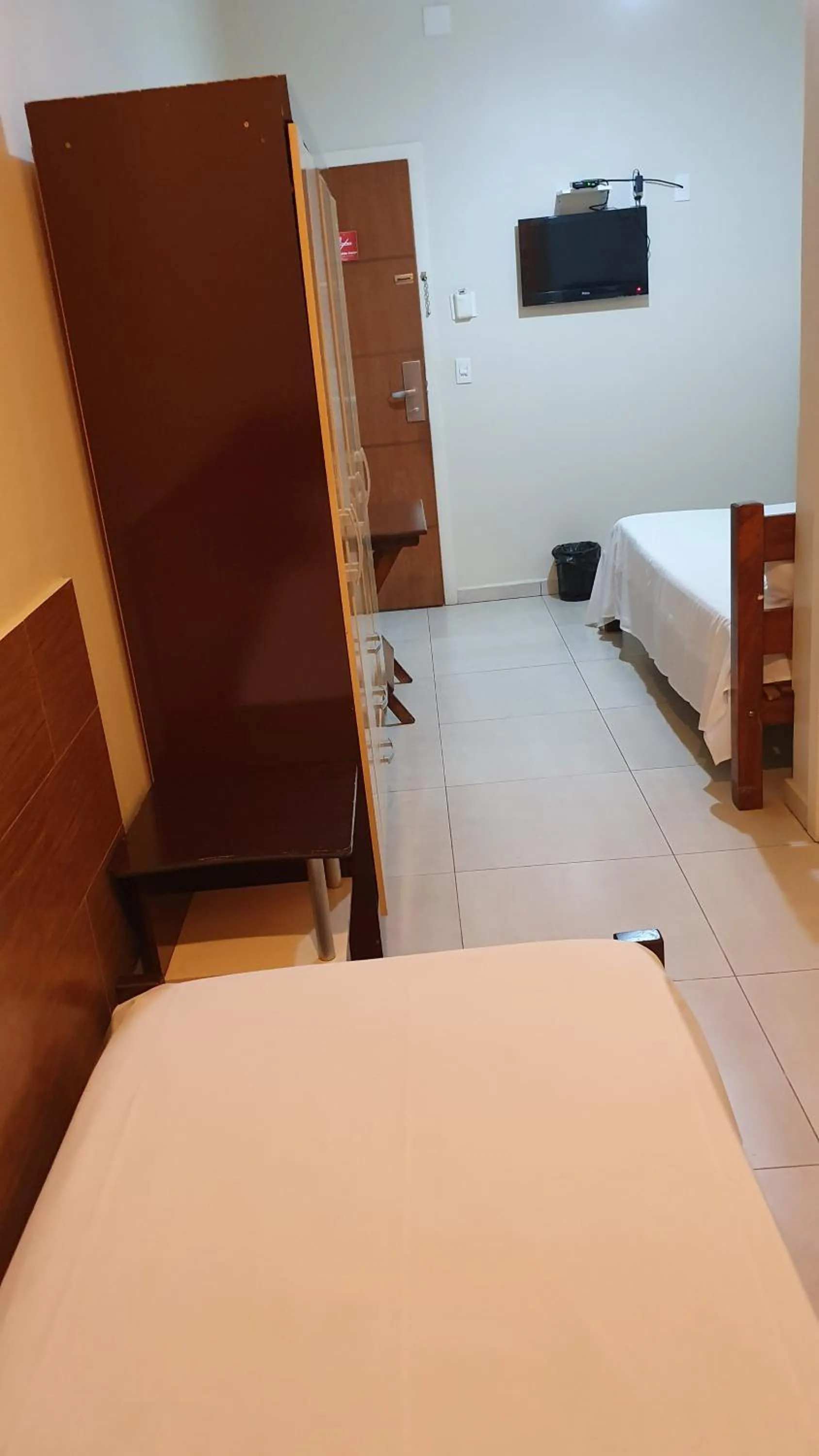 Bed in Hotel Muriaé