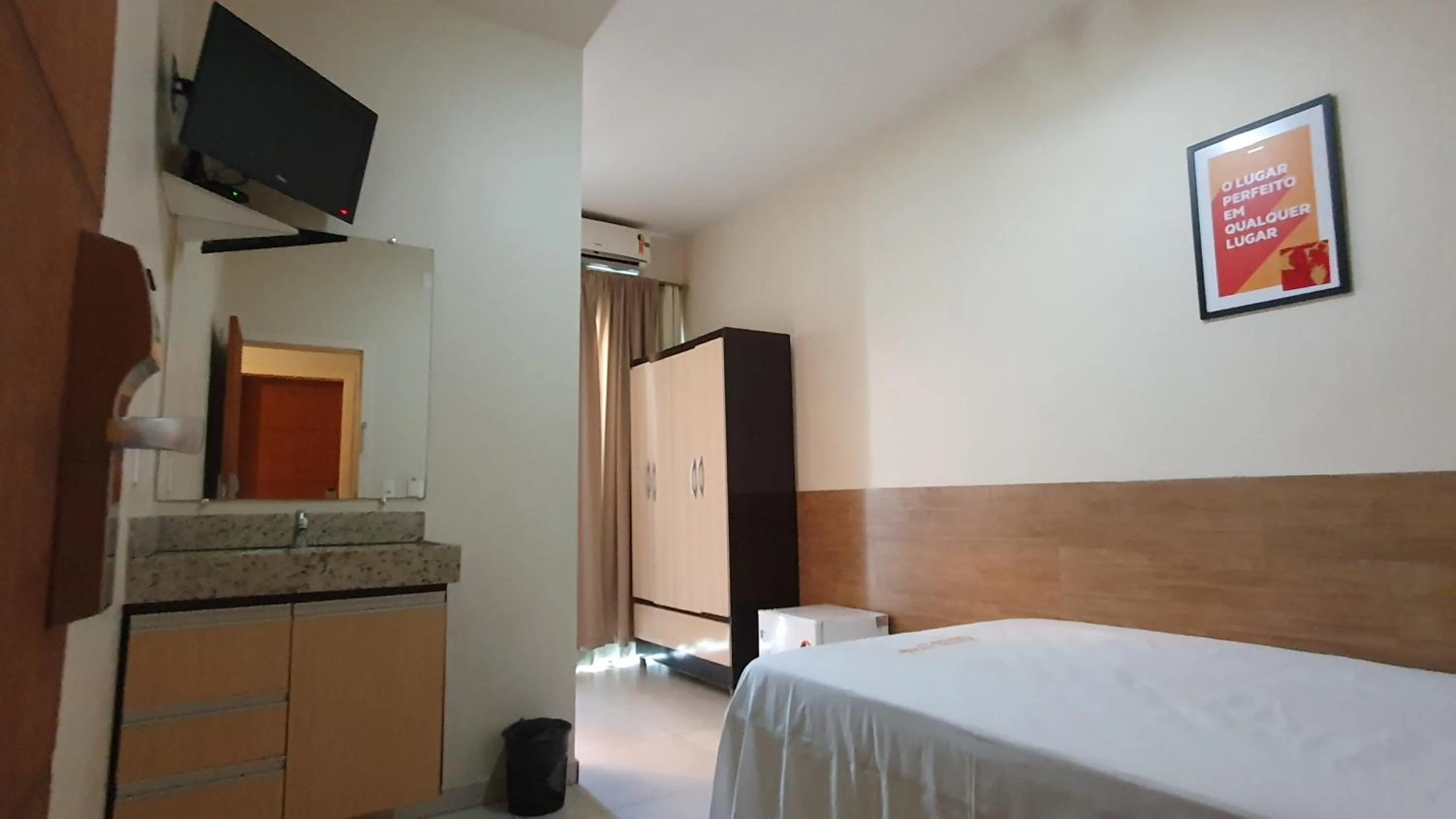 Bed in Hotel Muriaé