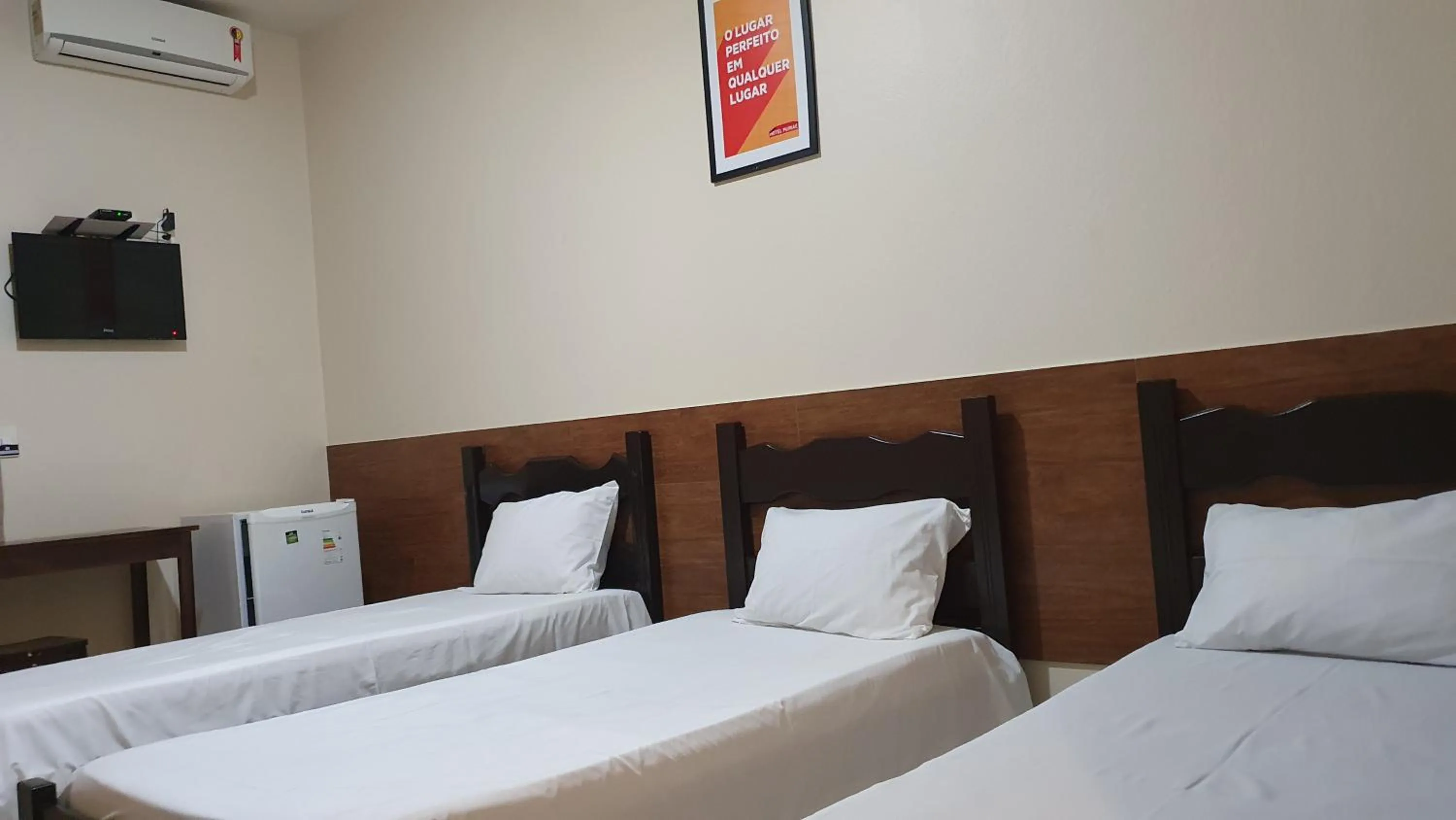 Bed in Hotel Muriaé