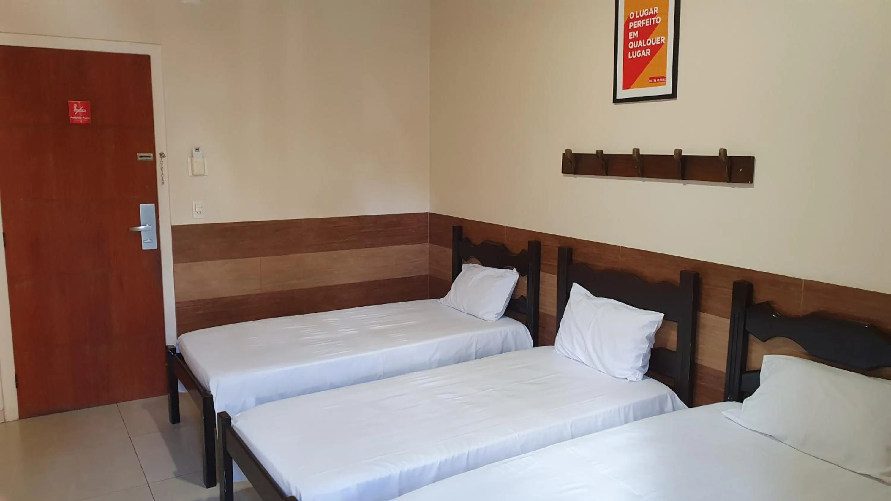Bed in Hotel Muriaé
