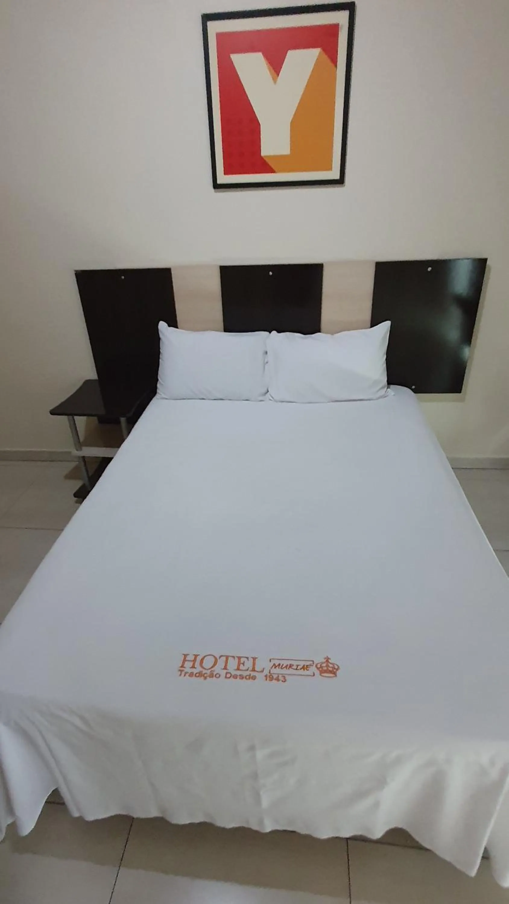 Bed in Hotel Muriaé