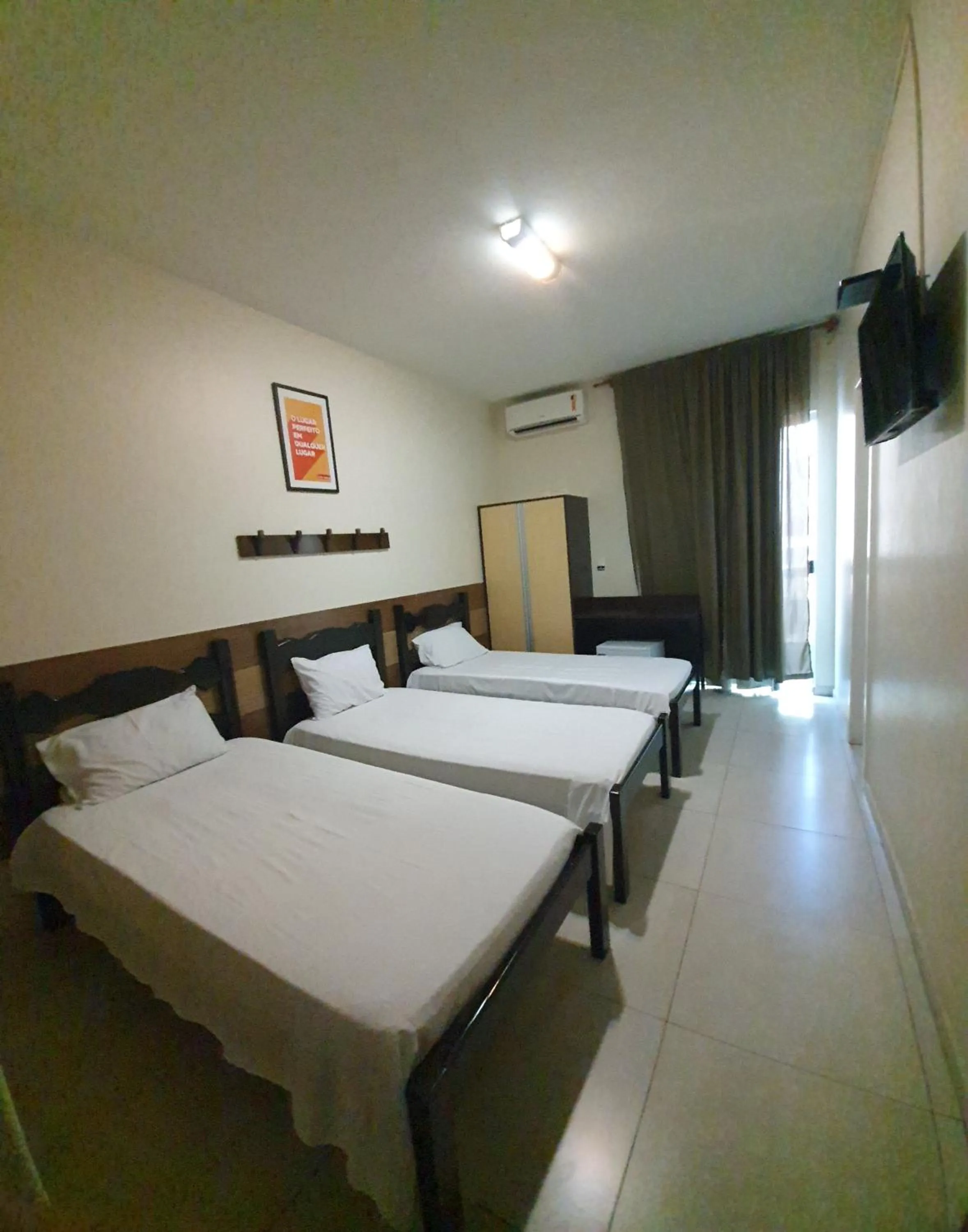 Bed in Hotel Muriaé