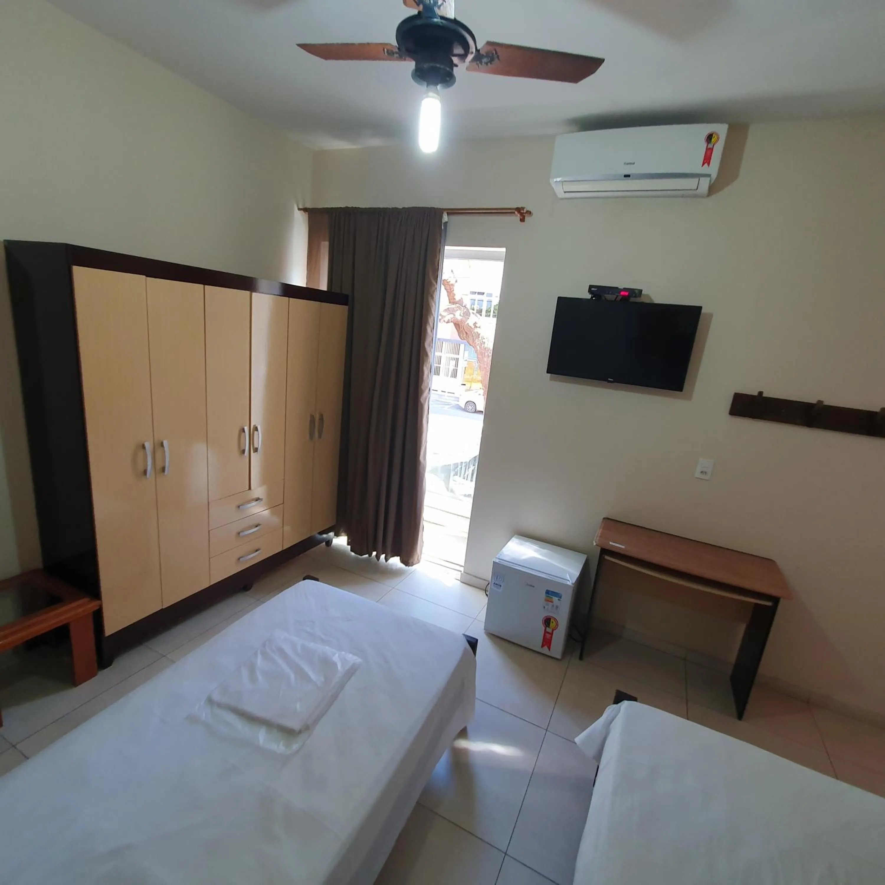 Bed in Hotel Muriaé