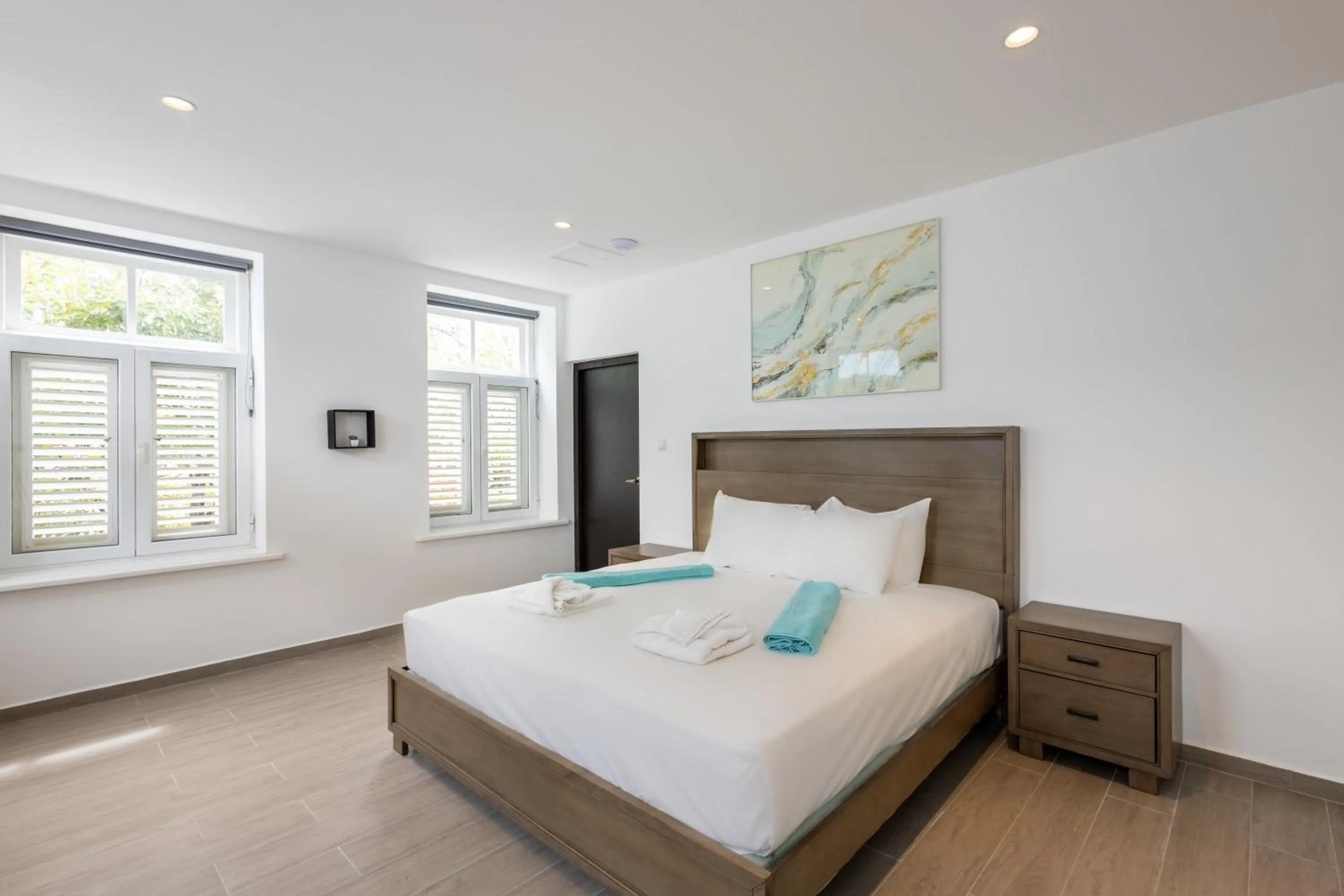 Bed in Willemstad Historic City Suites