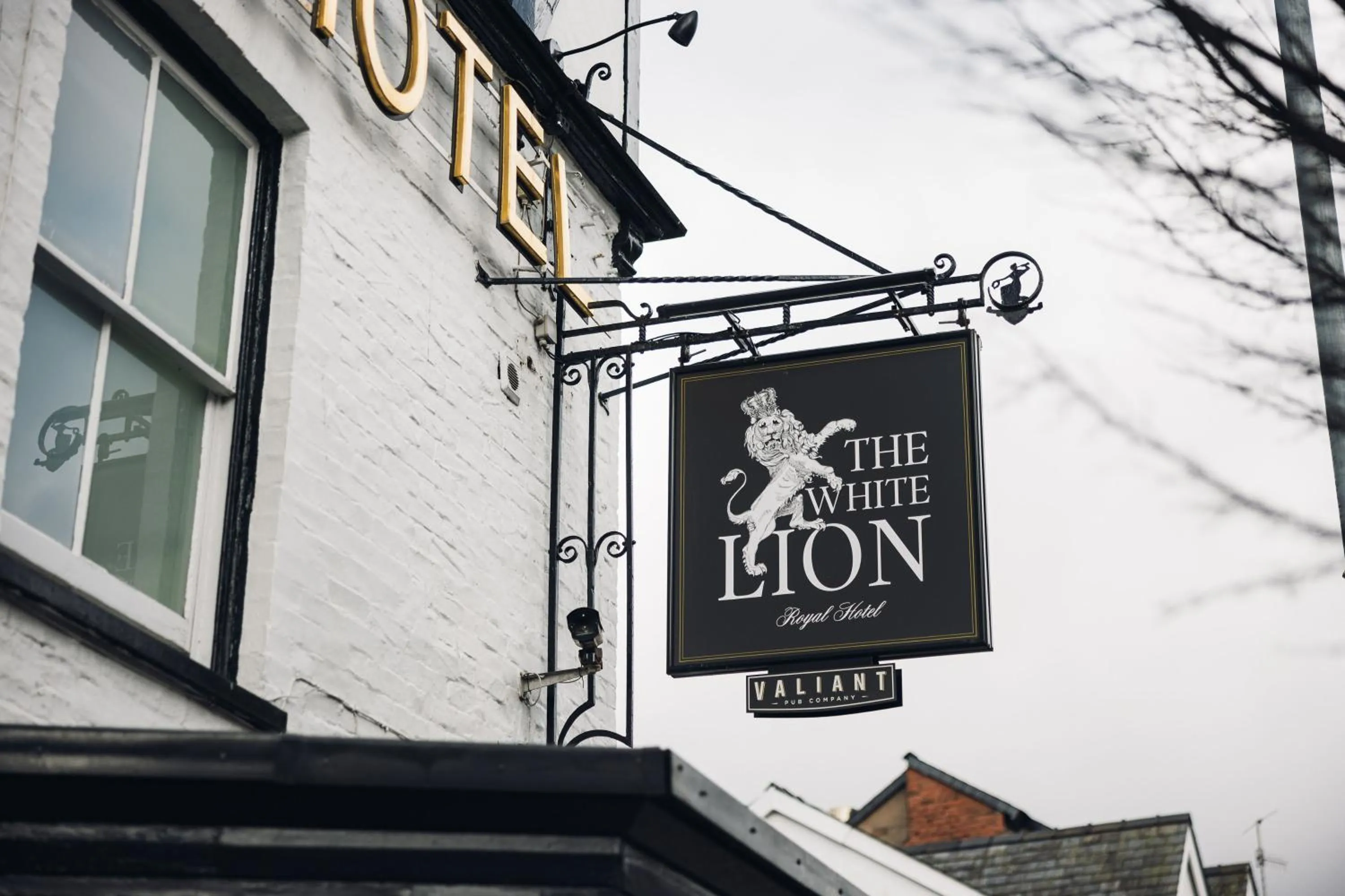 Property logo or sign in White Lion Royal Hotel