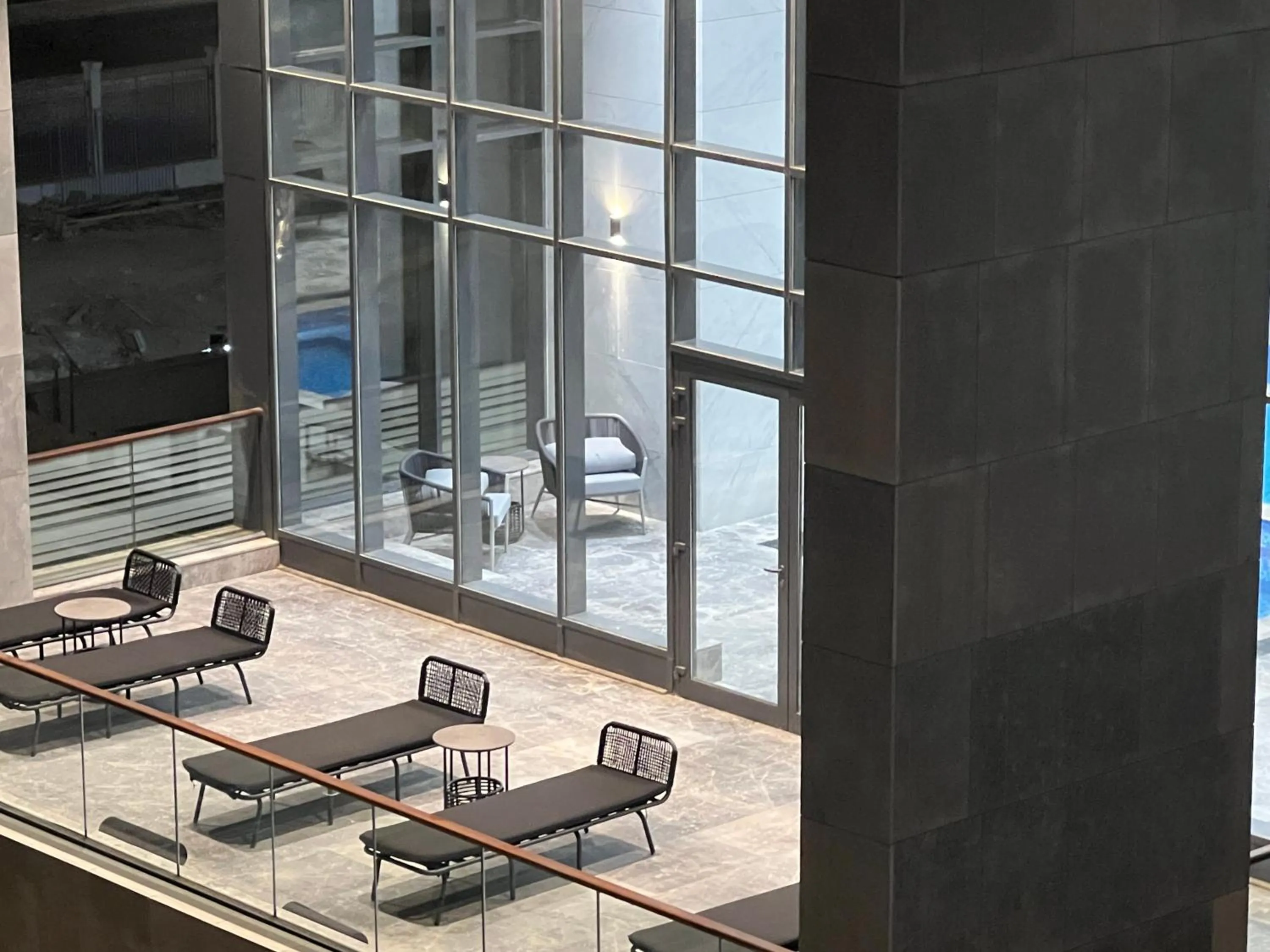 Seating area in Luxury stay