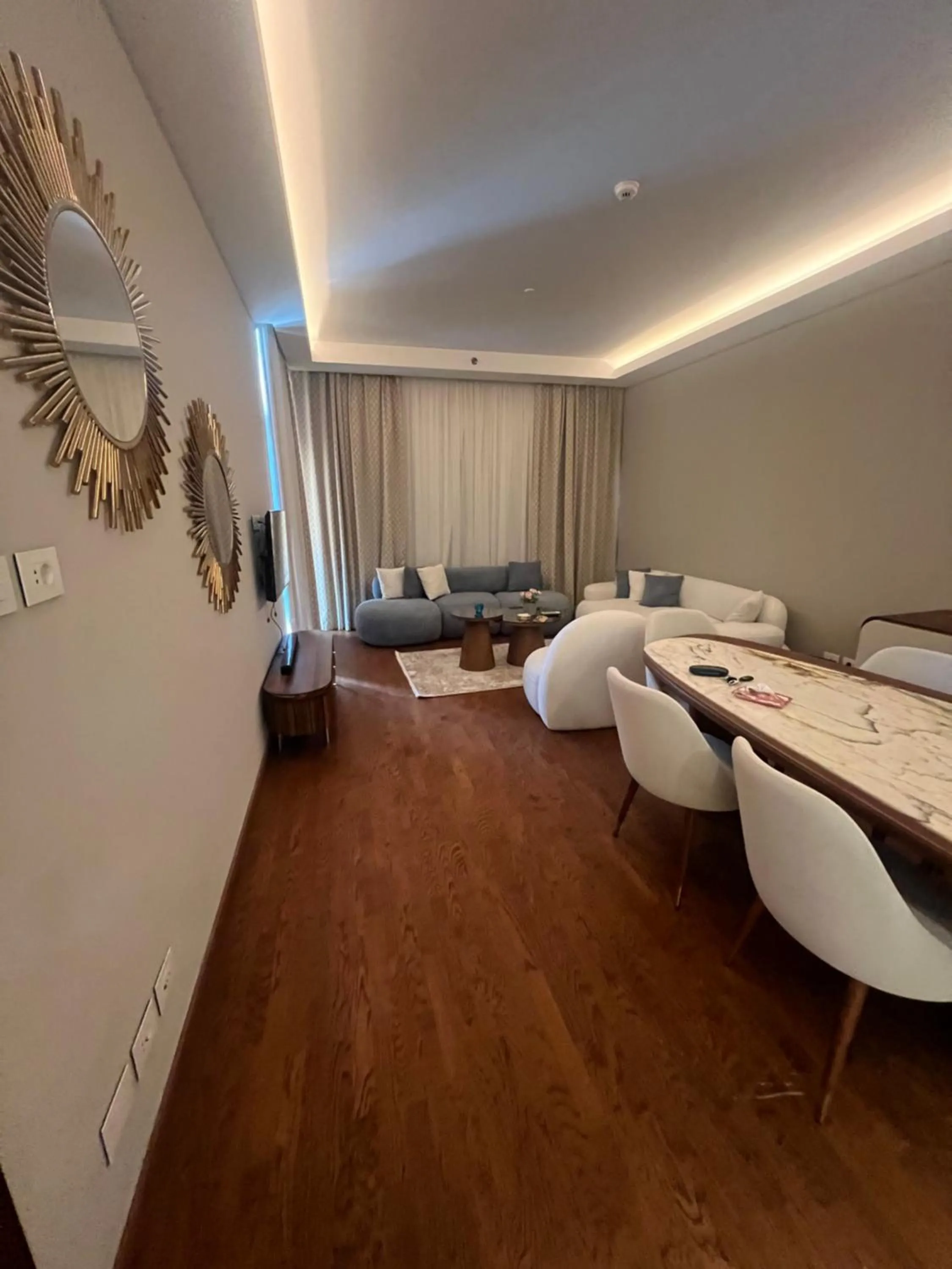 Living room in Luxury stay