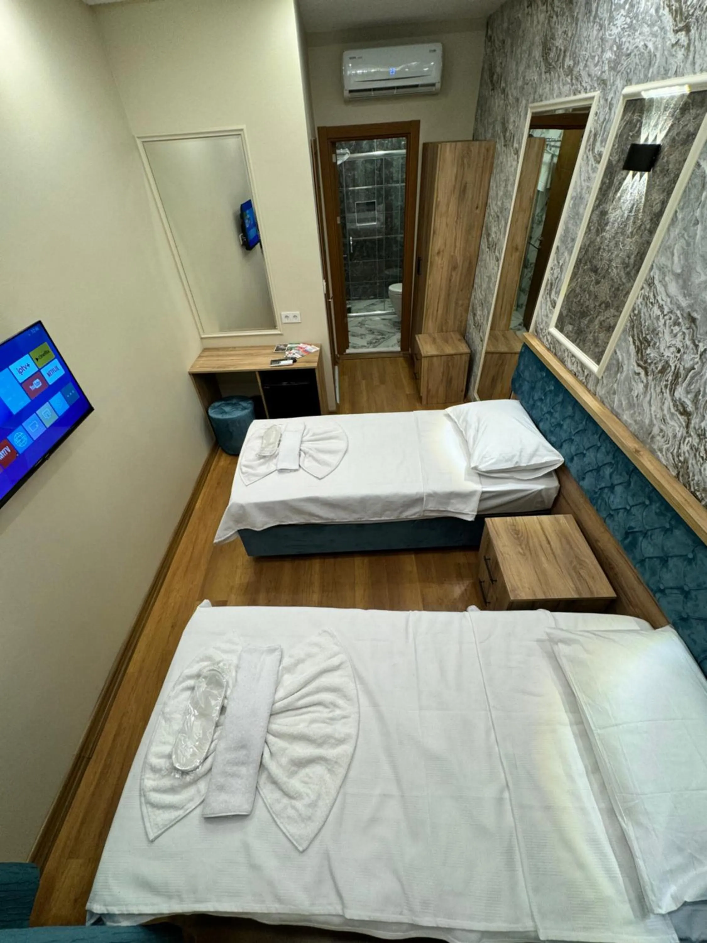 Bed in Riverside Hotel