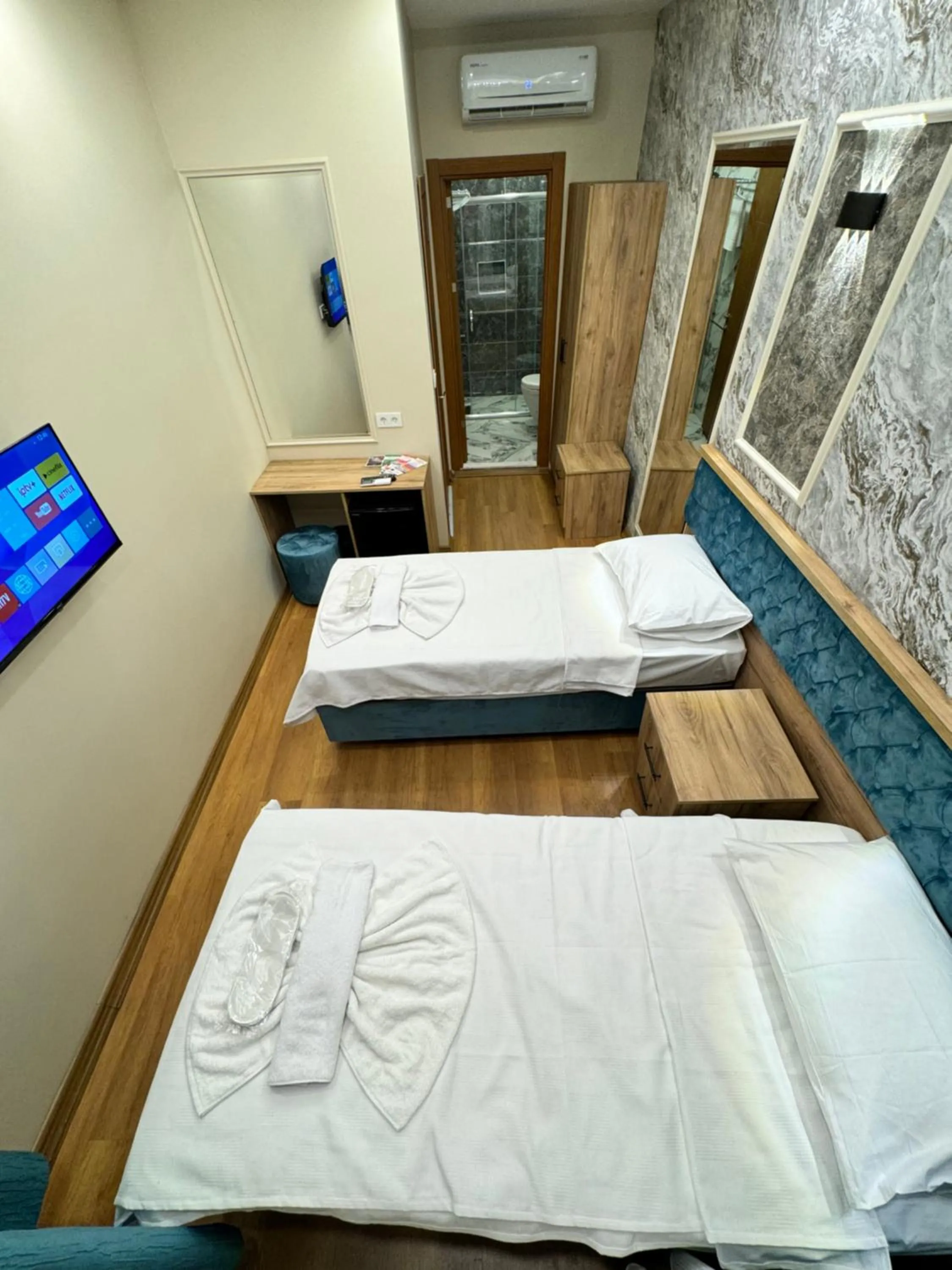 Bed in Riverside Hotel