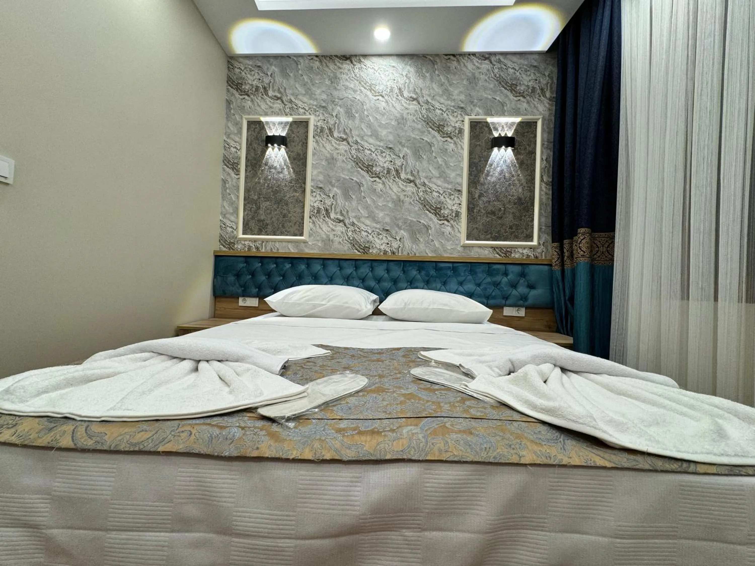 Bed in Riverside Hotel