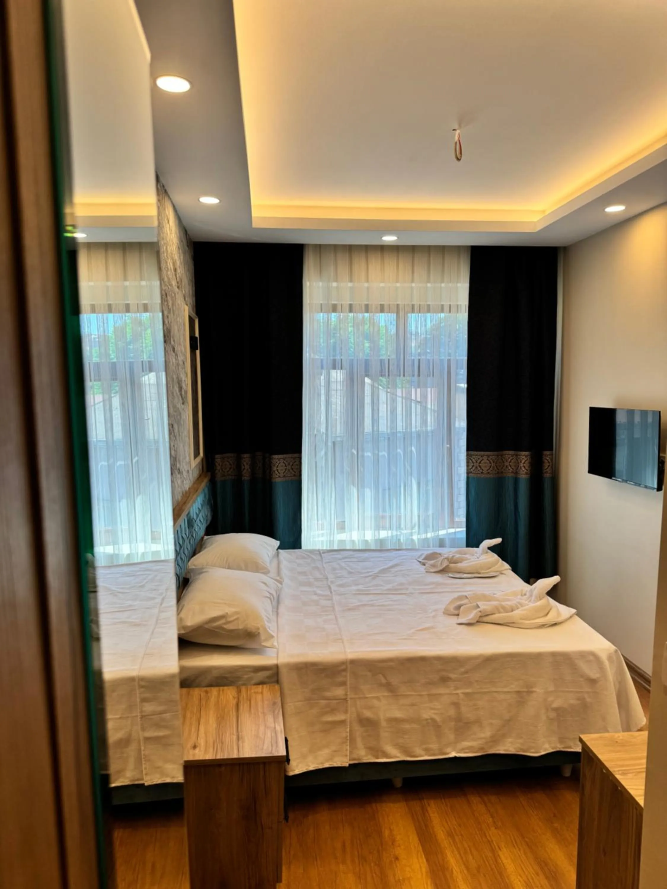 Bed in Riverside Hotel