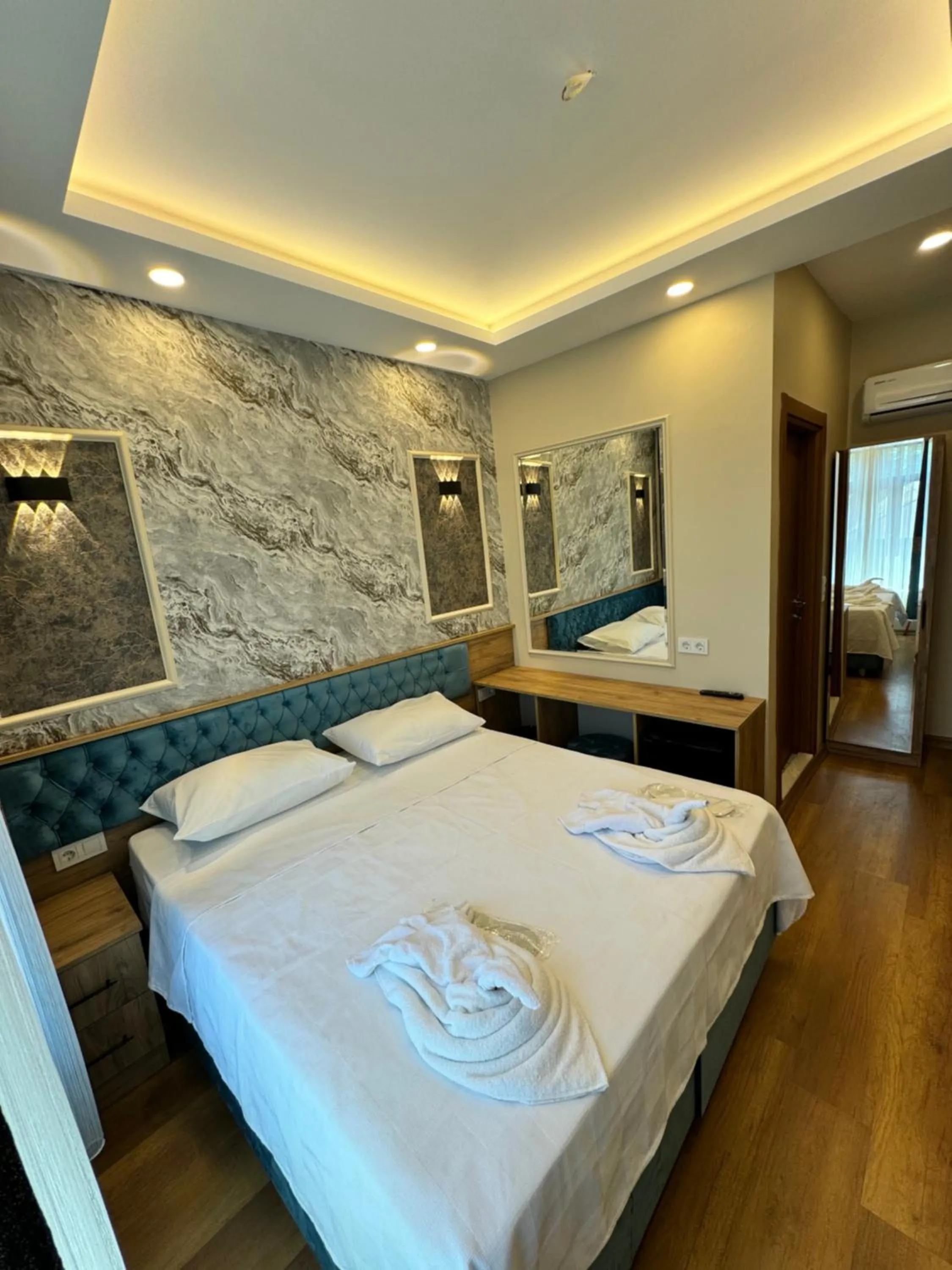 Bed in Riverside Hotel