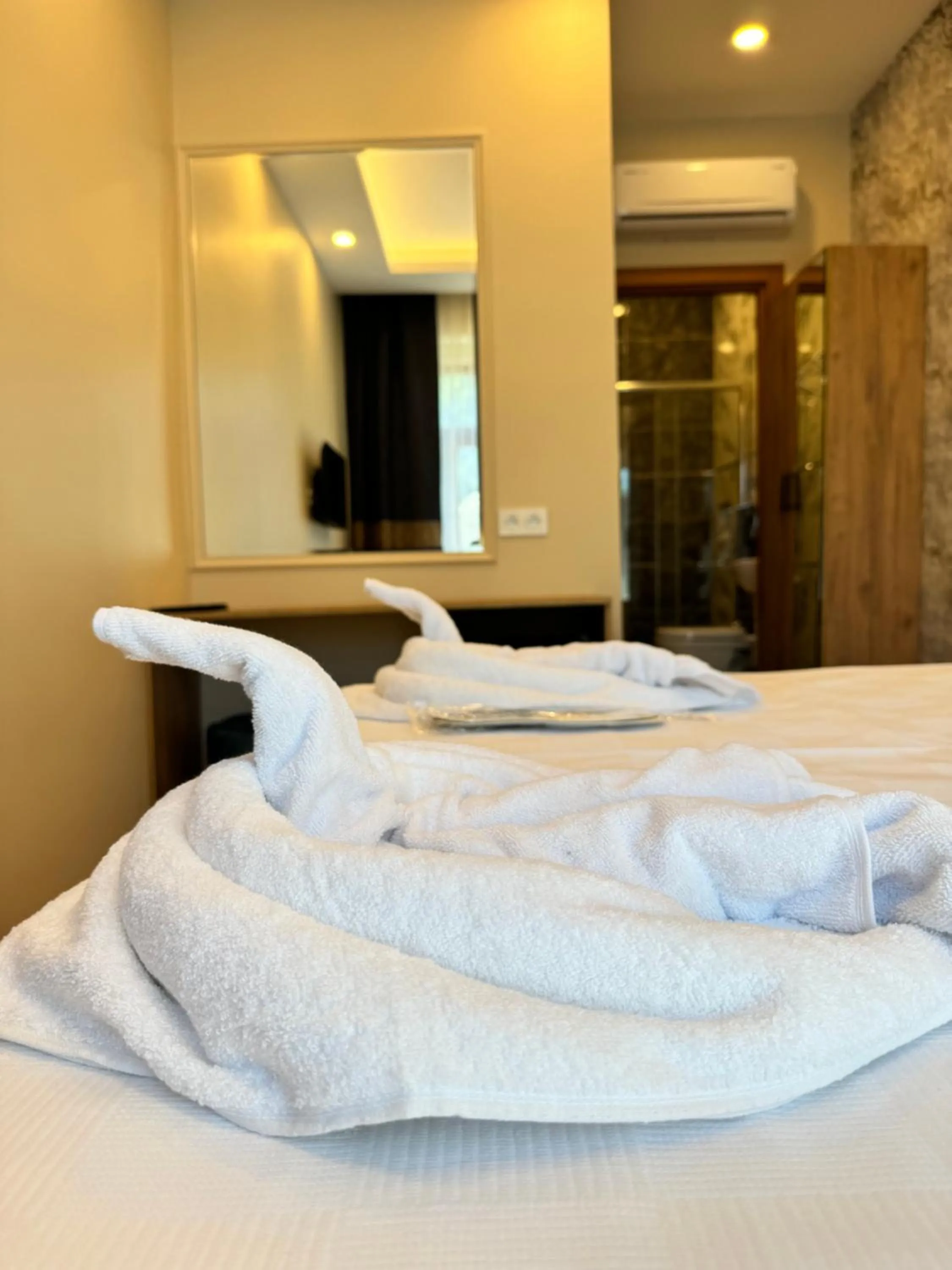 Bed in Riverside Hotel