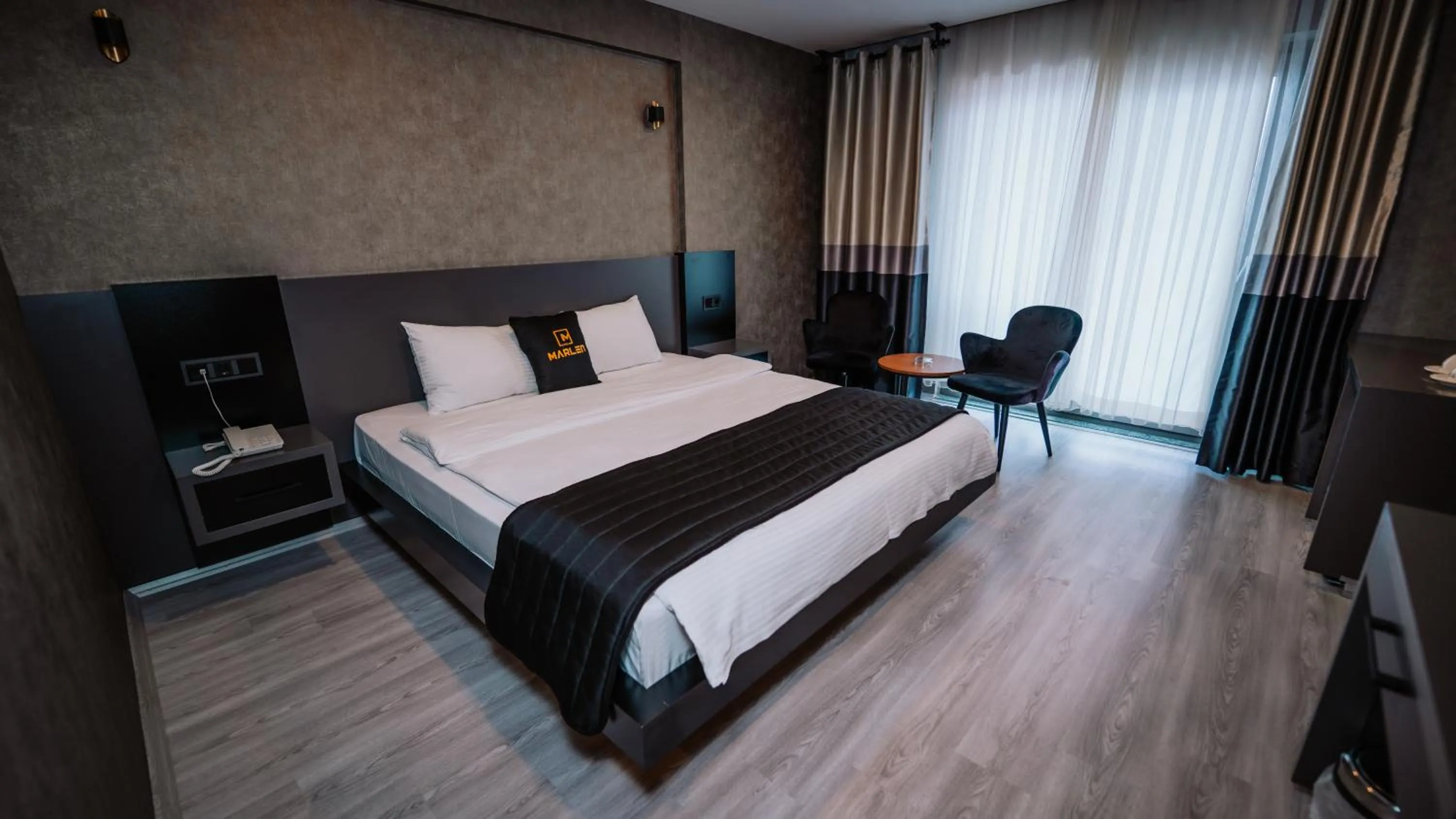 Bed in Marlen Hotel Denizli
