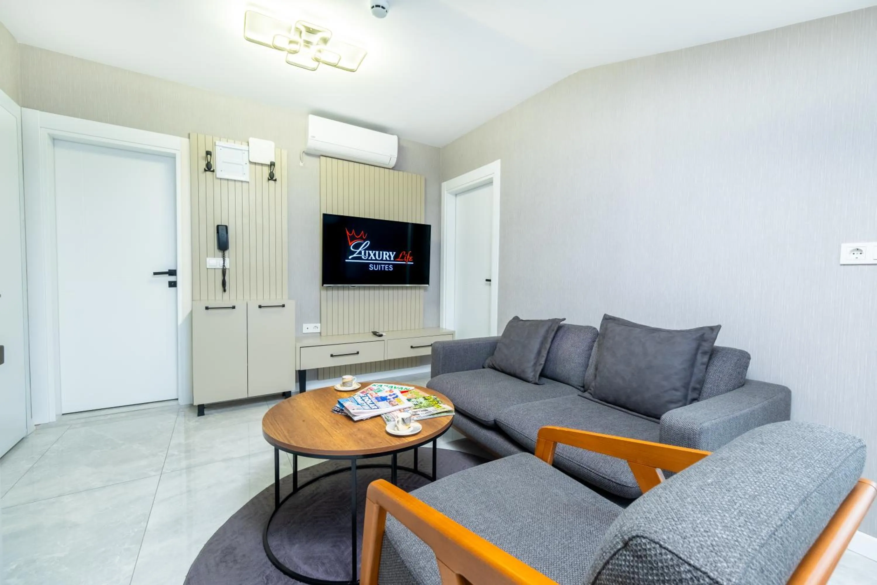 Living room in Luxury Life Suites