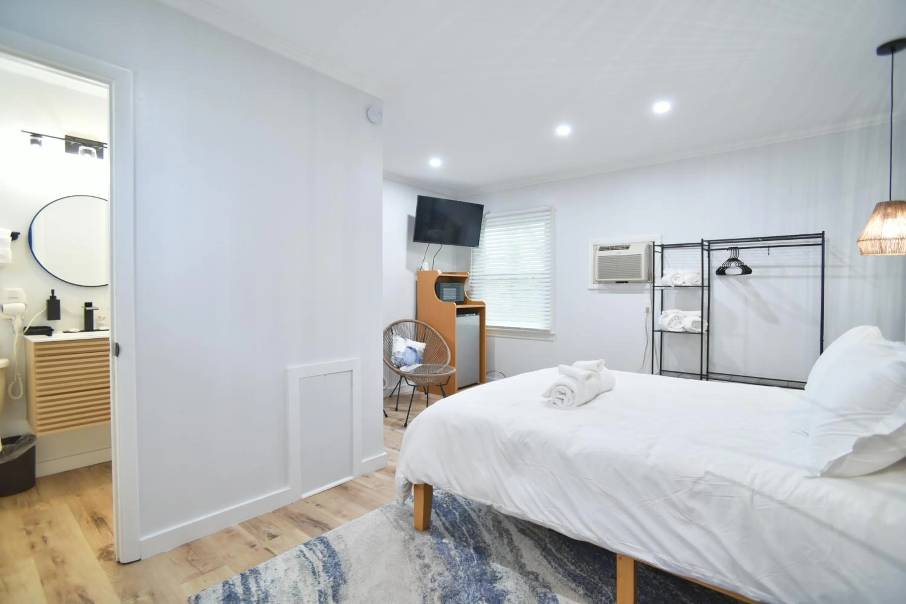 Bed in Showboat Hotel