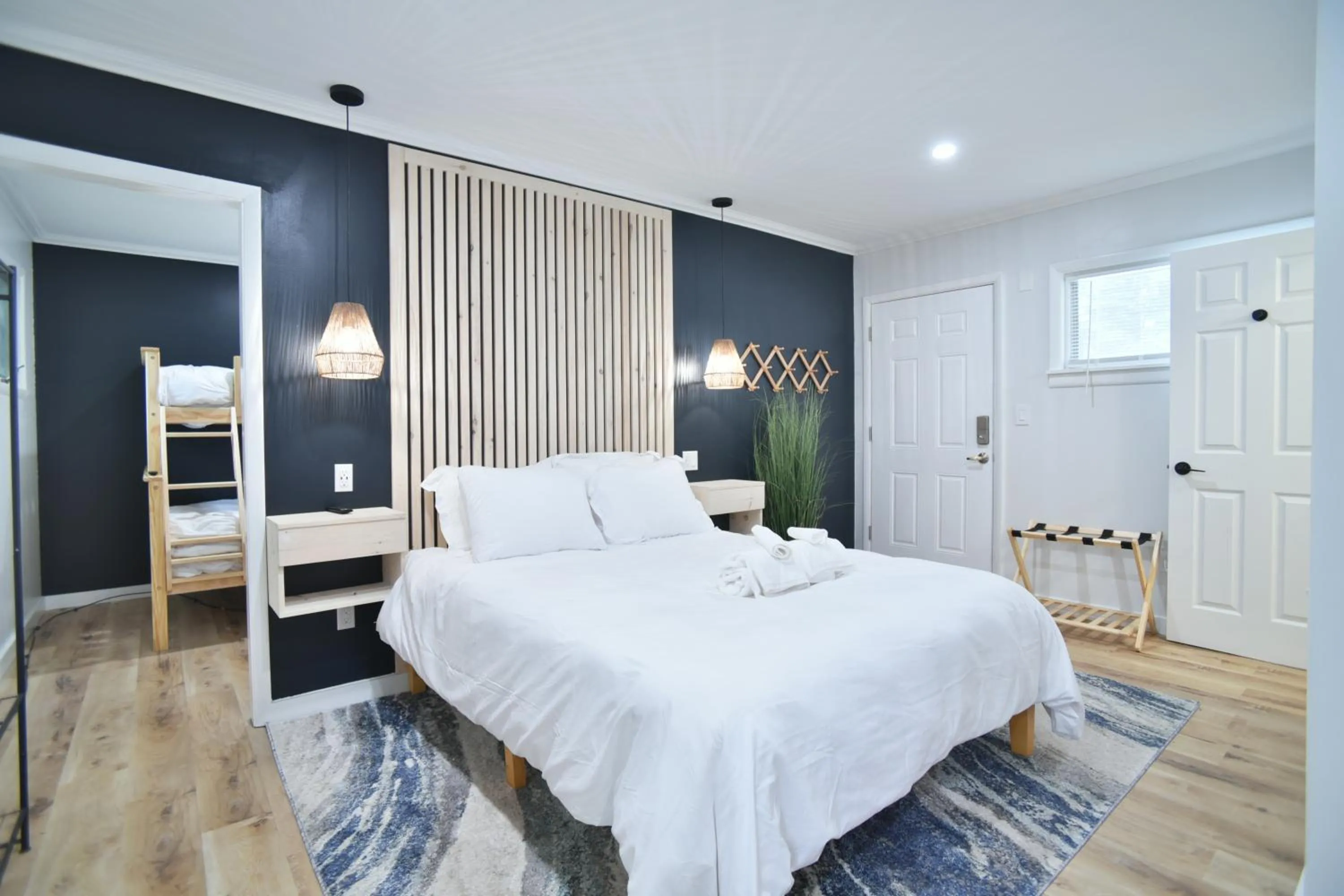 Bed in Showboat Hotel