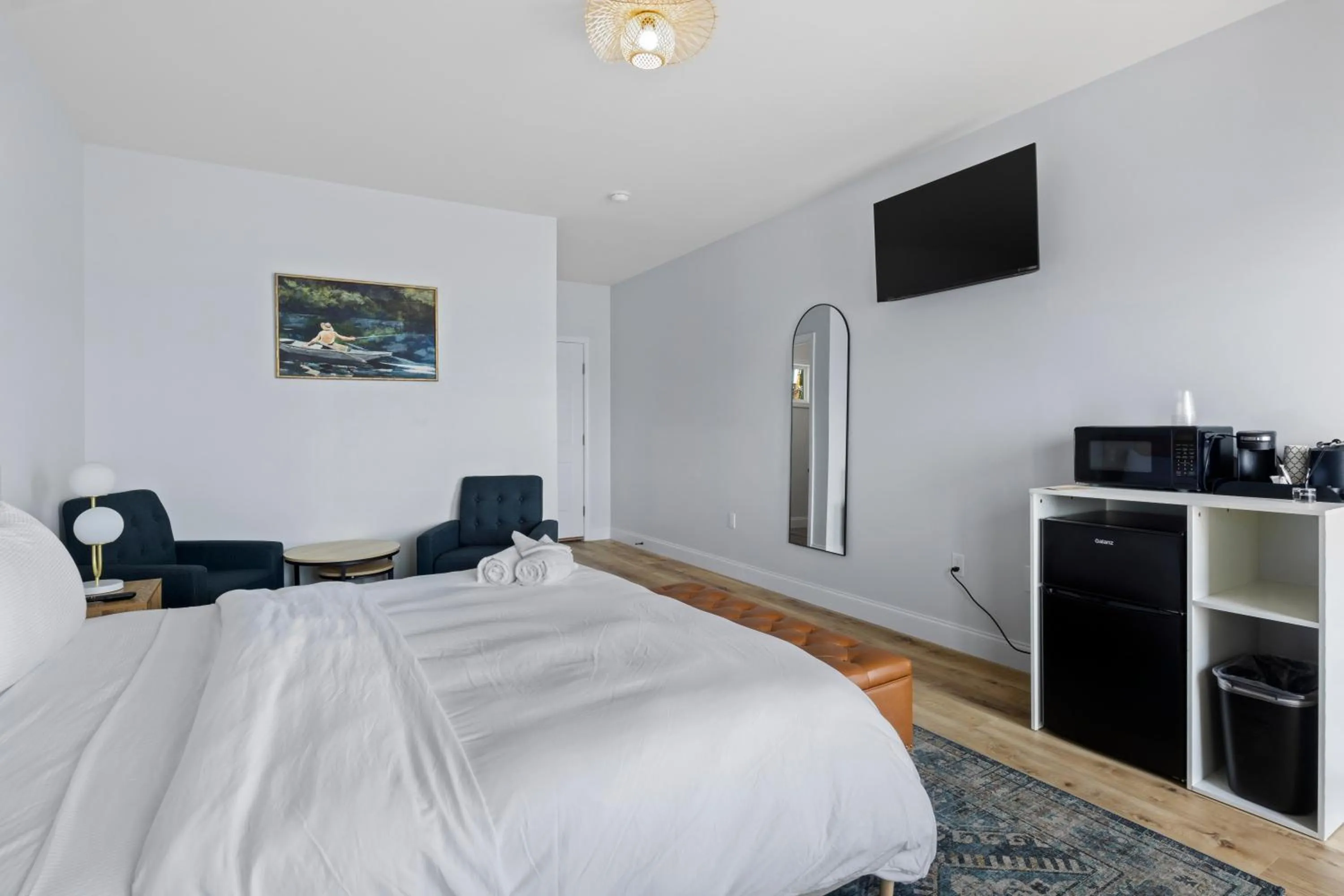 Bed in Showboat Hotel