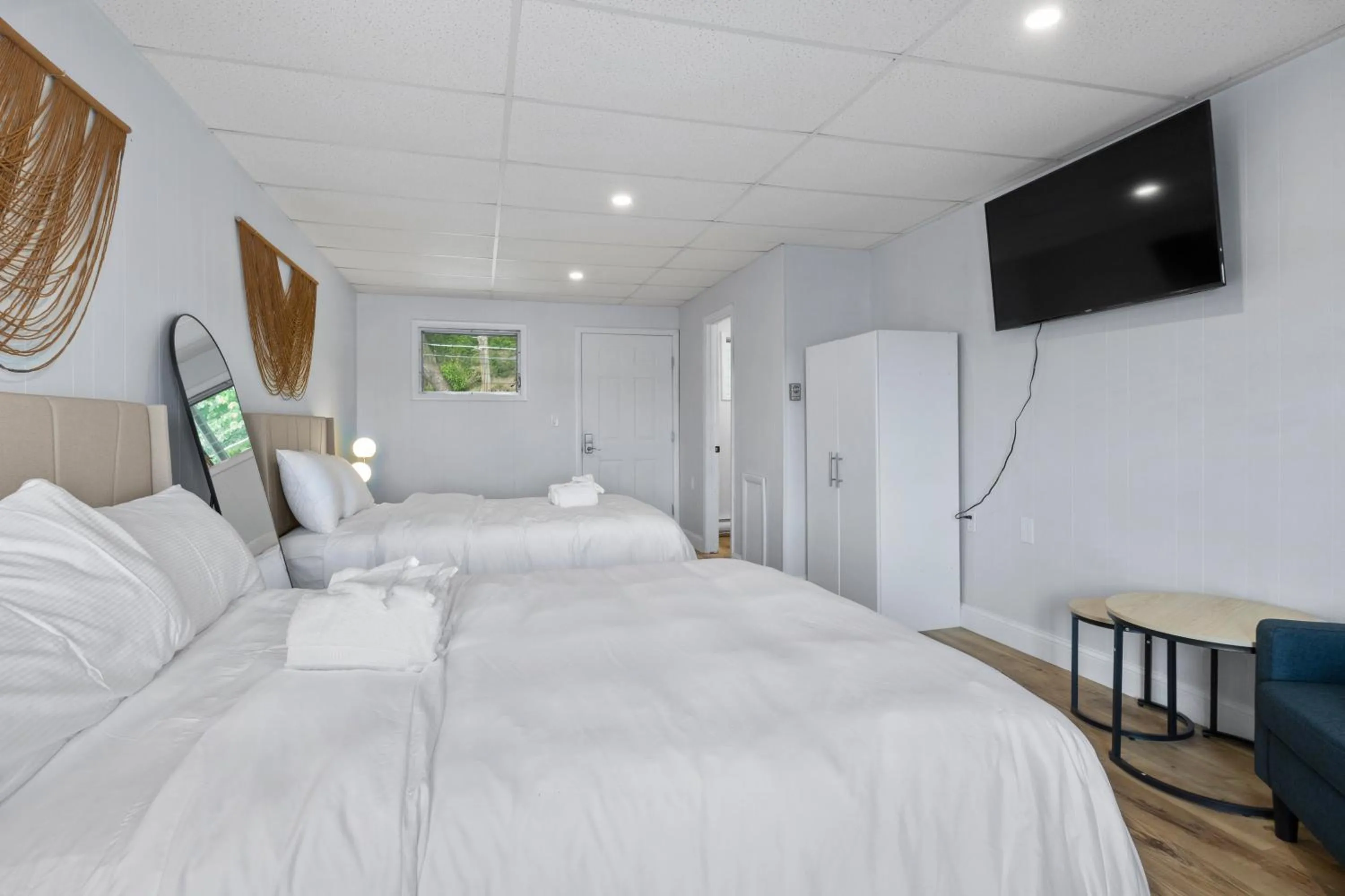 Bed in Showboat Hotel