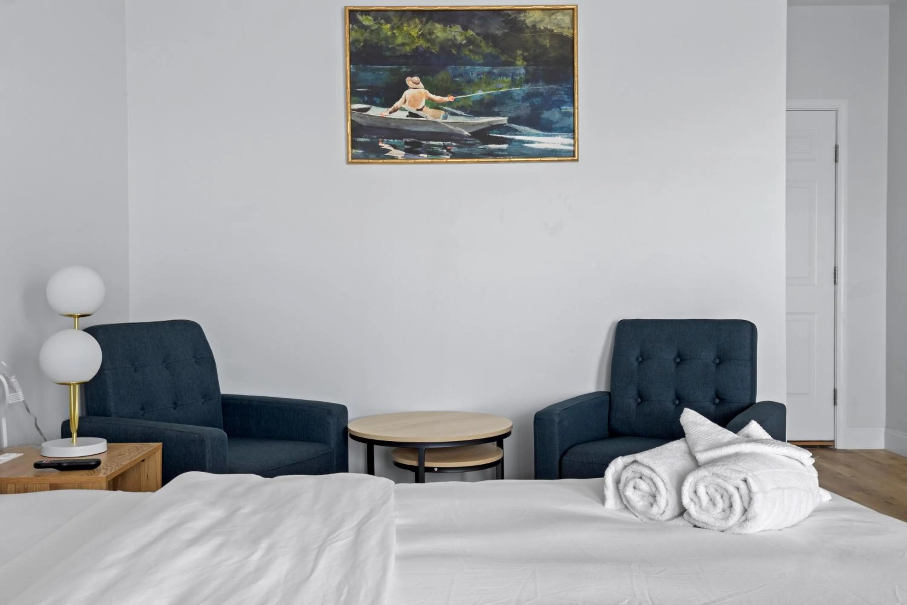 Seating area, Bed in Showboat Hotel
