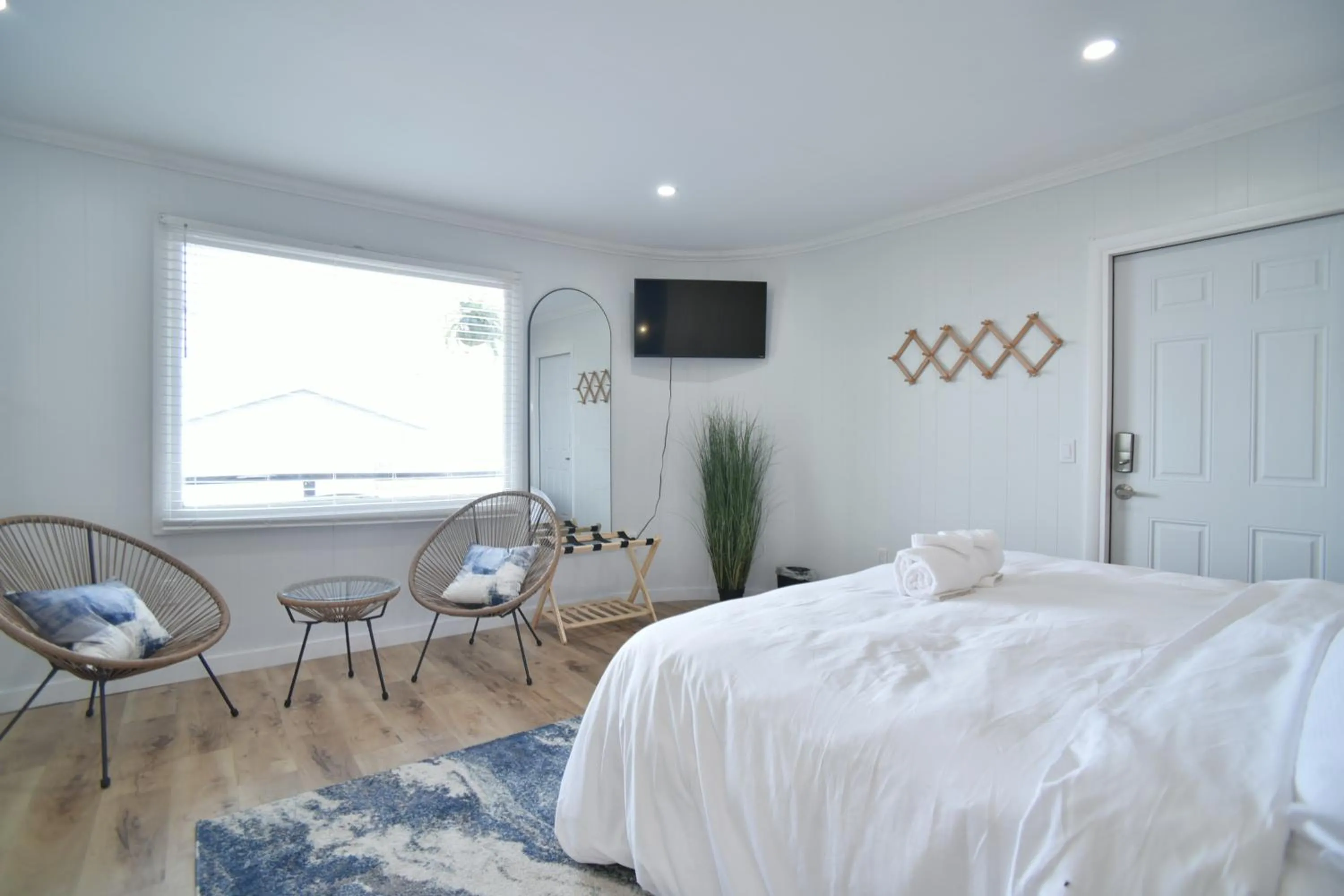 Bed in Showboat Hotel