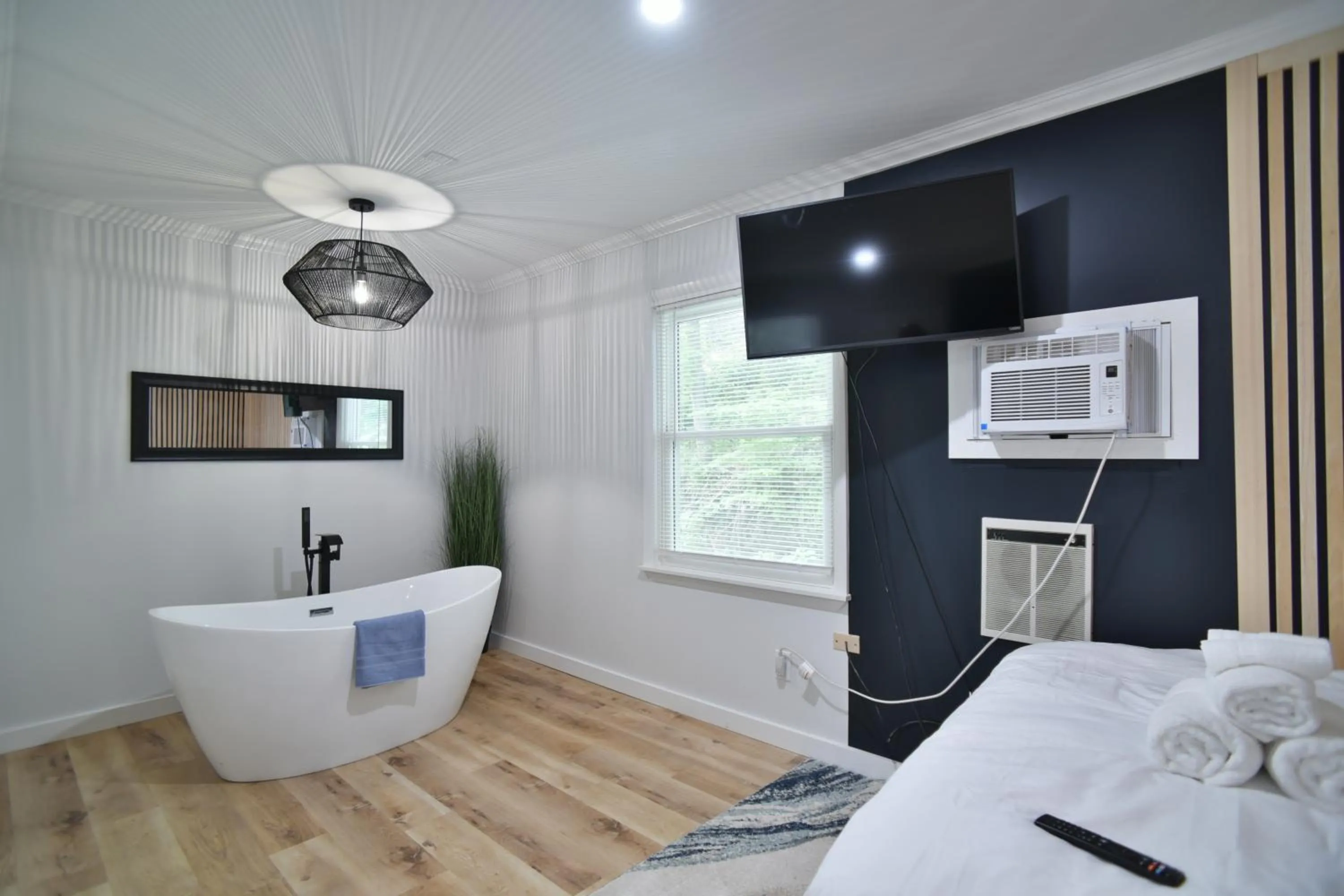 Bed in Showboat Hotel