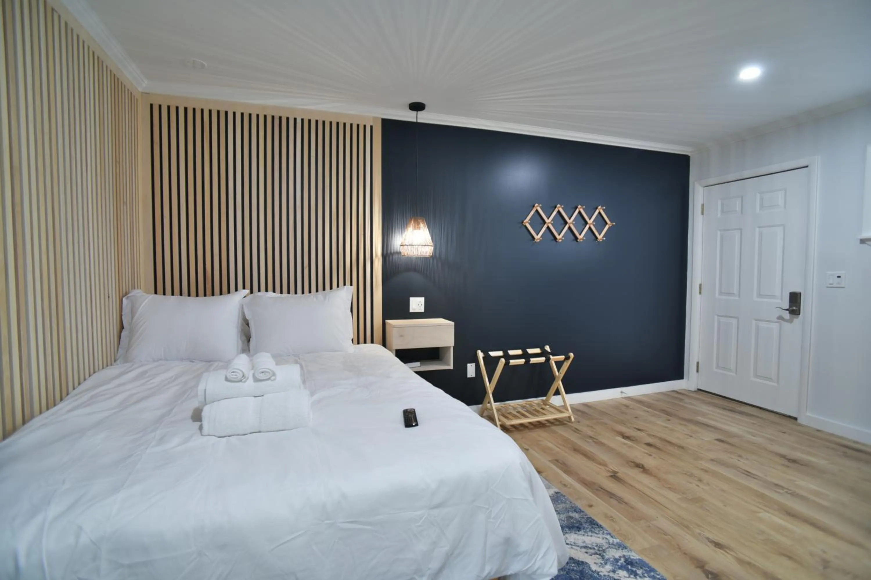Bed in Showboat Hotel