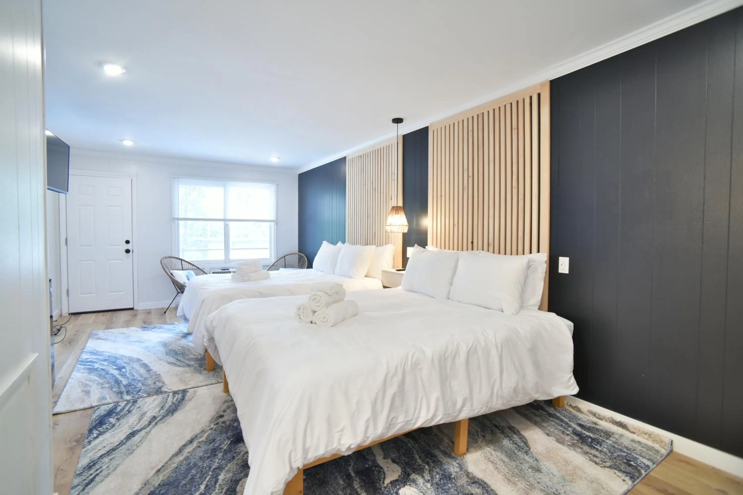 Bed in Showboat Hotel