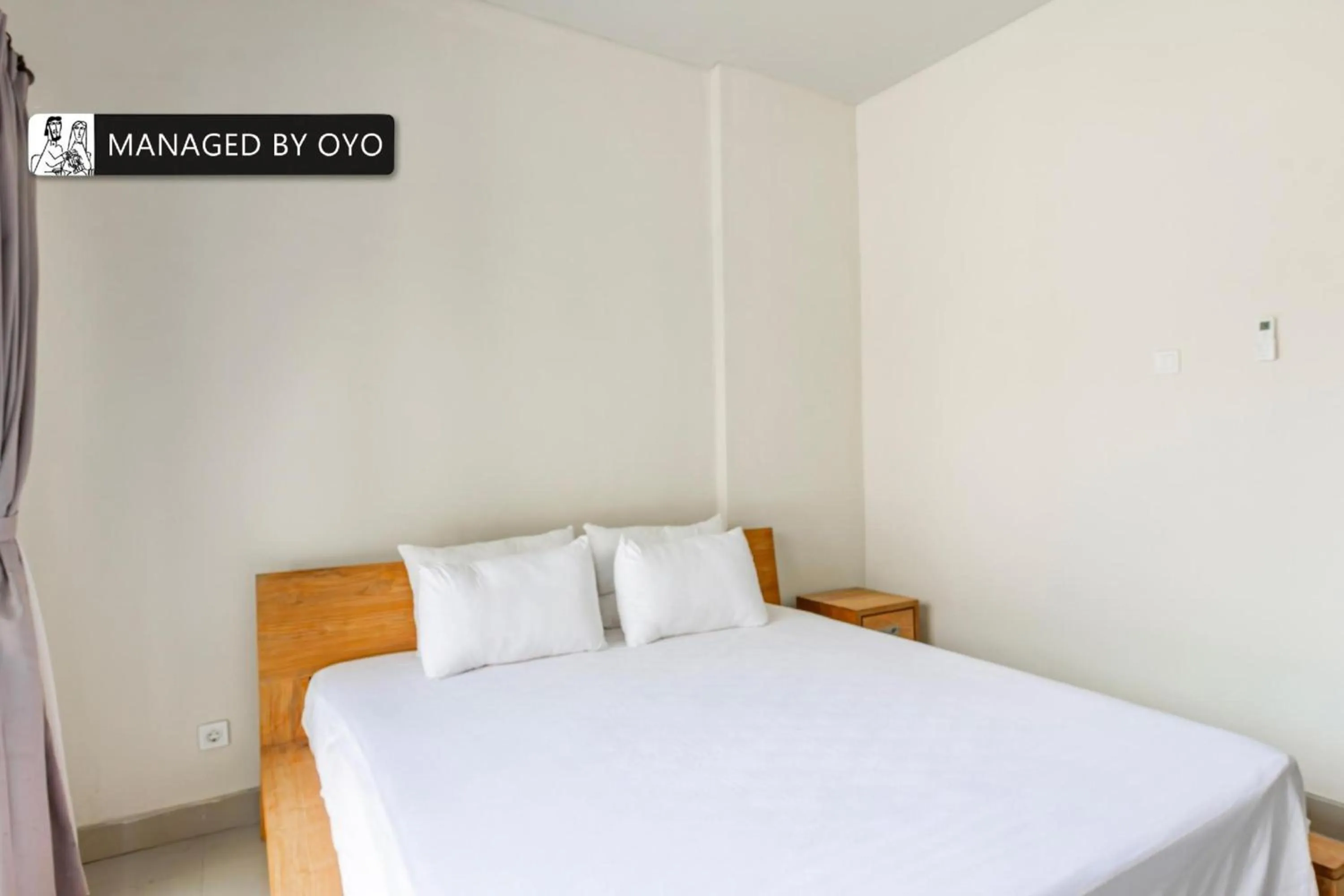 View (from property/room), Bed in Collection O Near Seminyak Beach Formerly The Kumpi Hotel